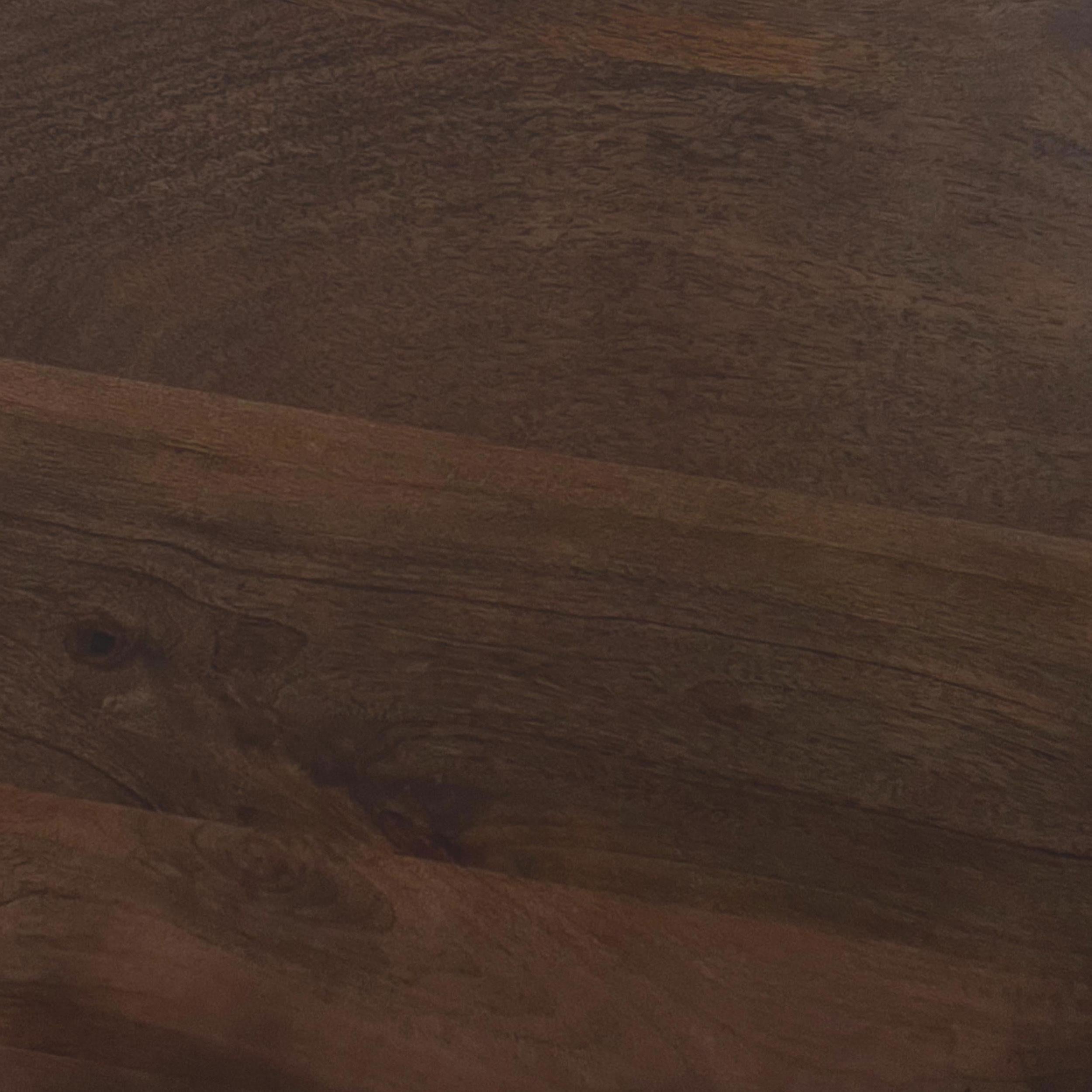 Coaster Furniture Cayenne 710777 Solid Mango Wood Accent End Table - Walnut IMAGE 2
