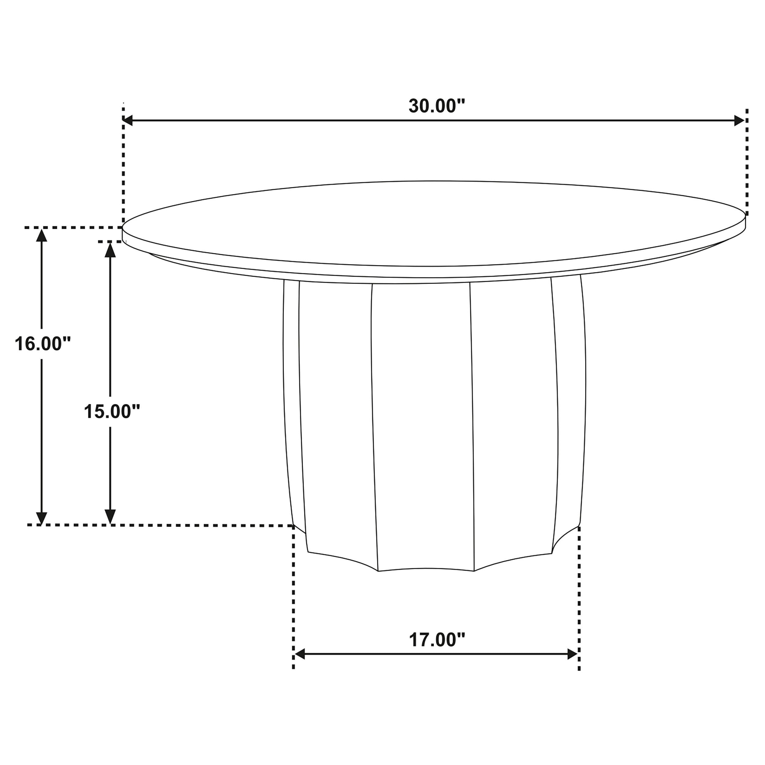  Coaster Furniture Cayenne 710778 Solid Mango Wood Coffee Table - Walnut IMAGE 4