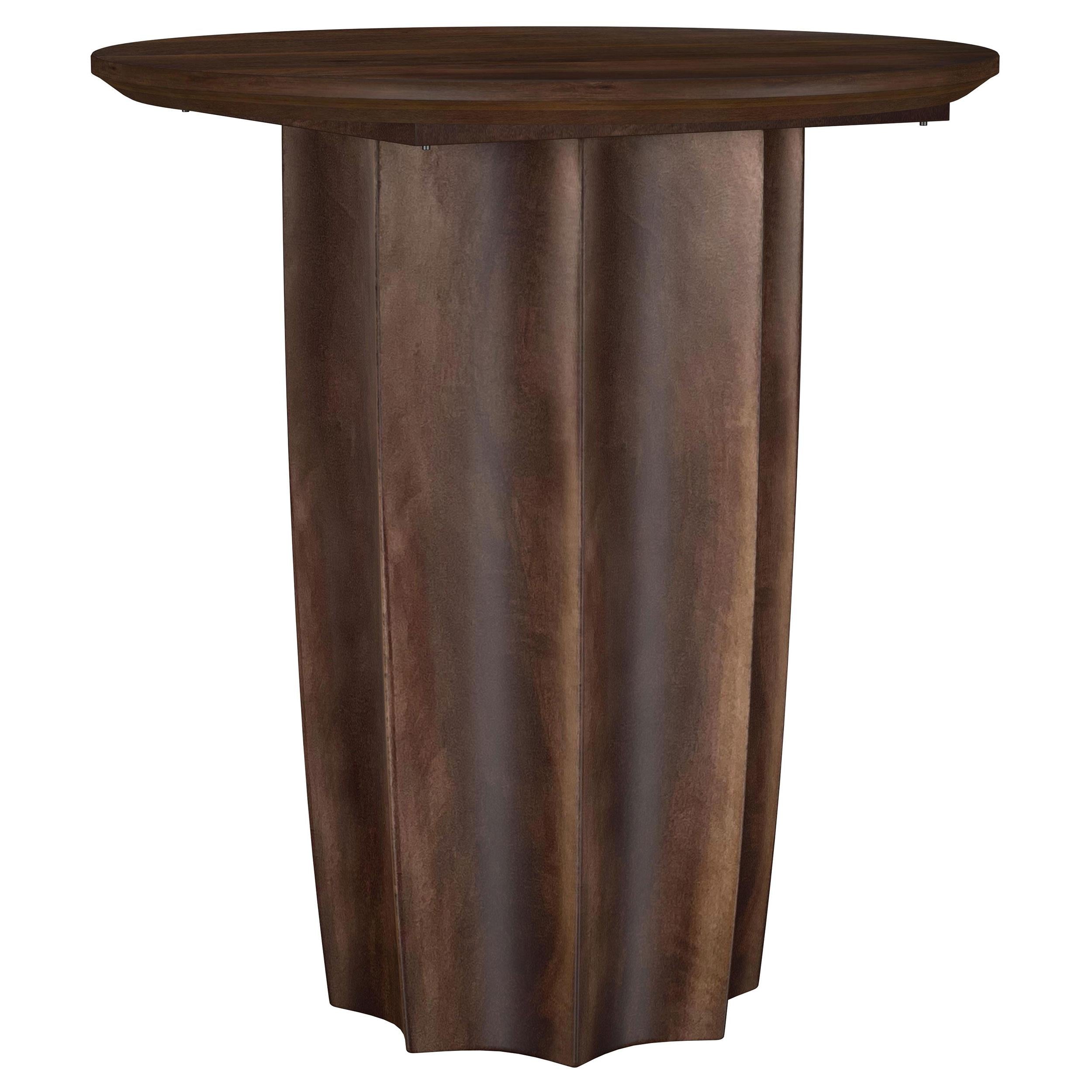 Coaster Furniture Cayenne 710778-S2 2-piece Solid Mango Wood Coffee Table Set - Walnut IMAGE 7