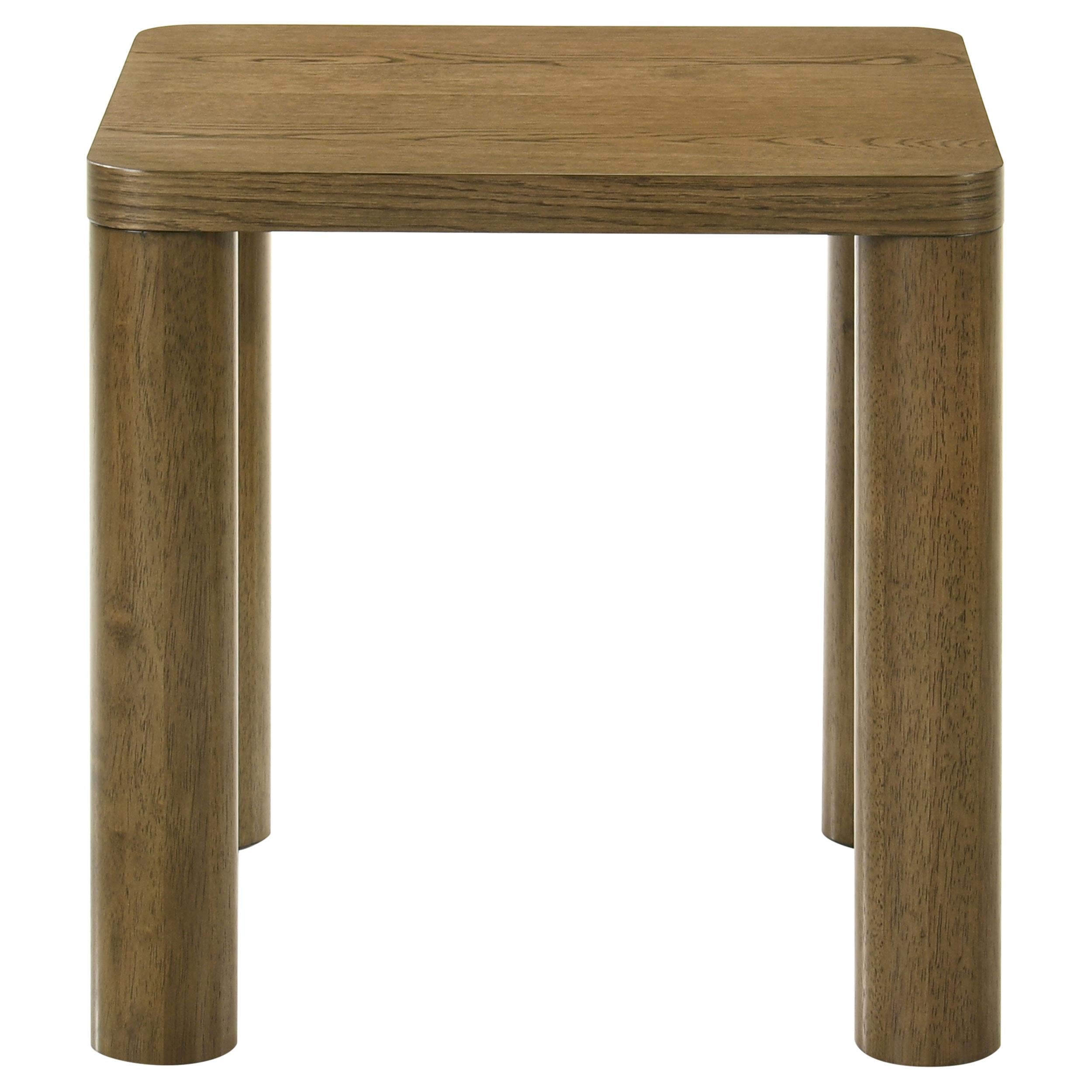  Coaster Furniture Castlewood 710858-S3 3-piece Cocktail Coffee Table Set - Brown Oak IMAGE 3