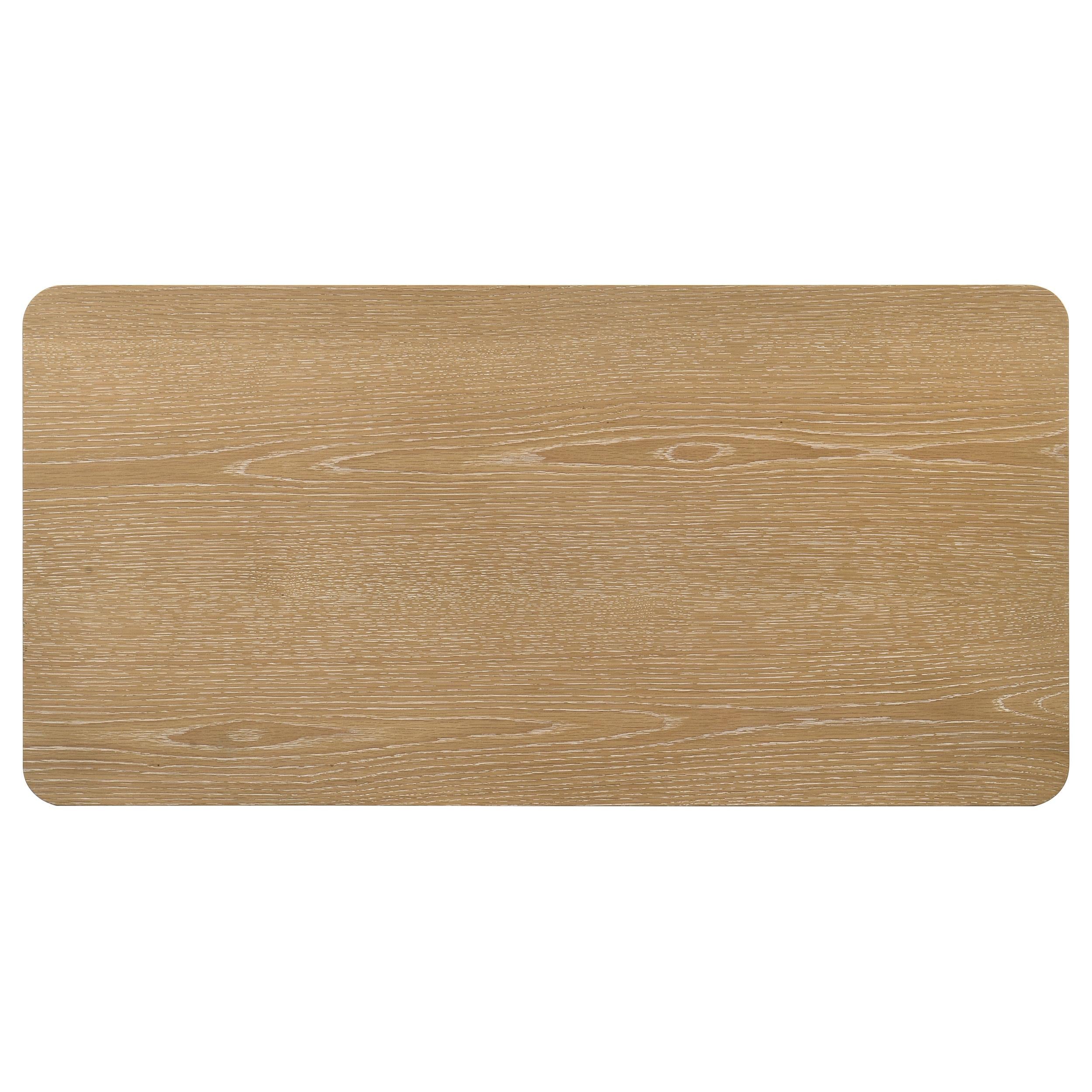  Coaster Furniture Castlewood 710868 Engineered Wood Coffee Table - Light Oak IMAGE 5