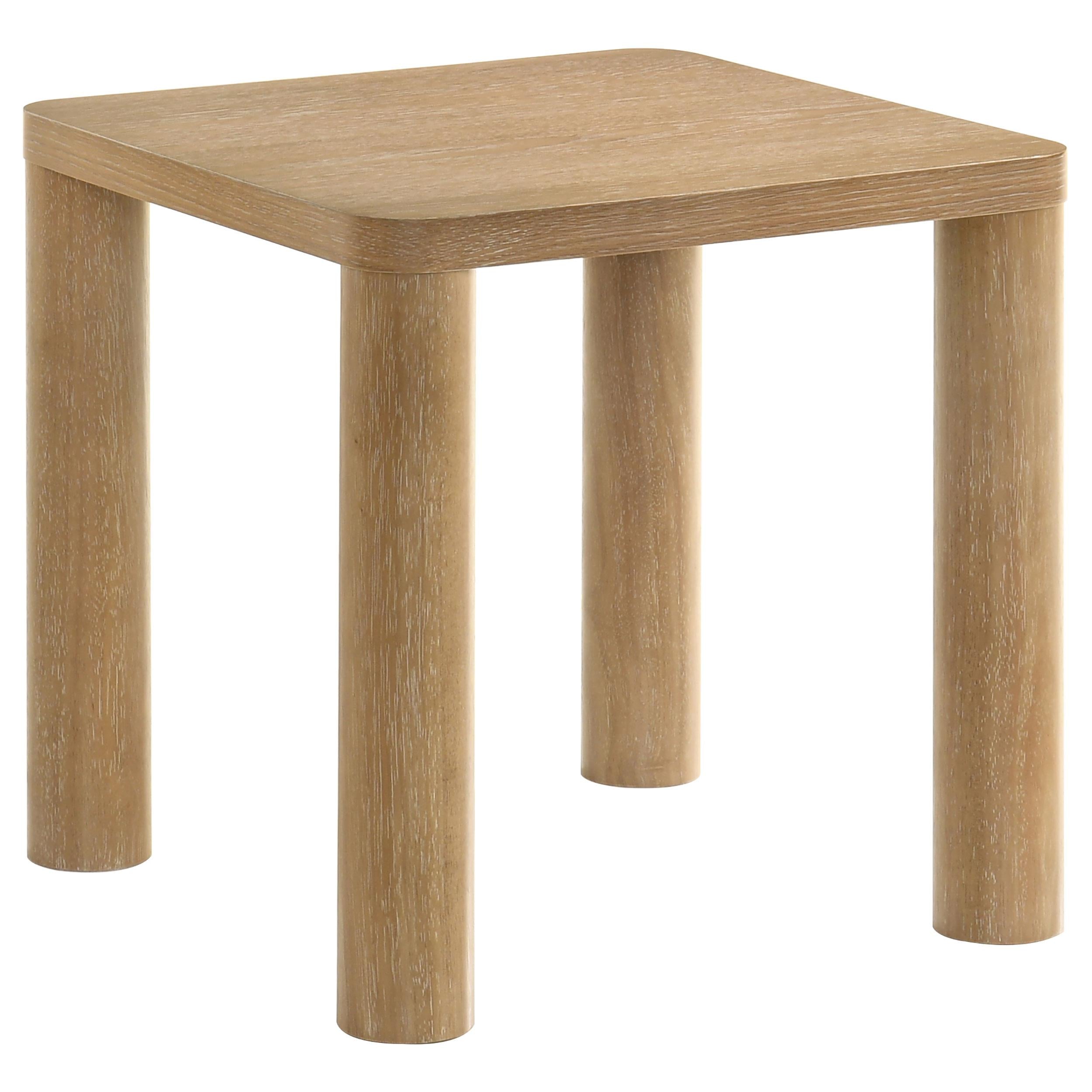 Coaster Furniture Castlewood 710868-S3 3-piece Cocktail Coffee Table Set - Light Oak IMAGE 8