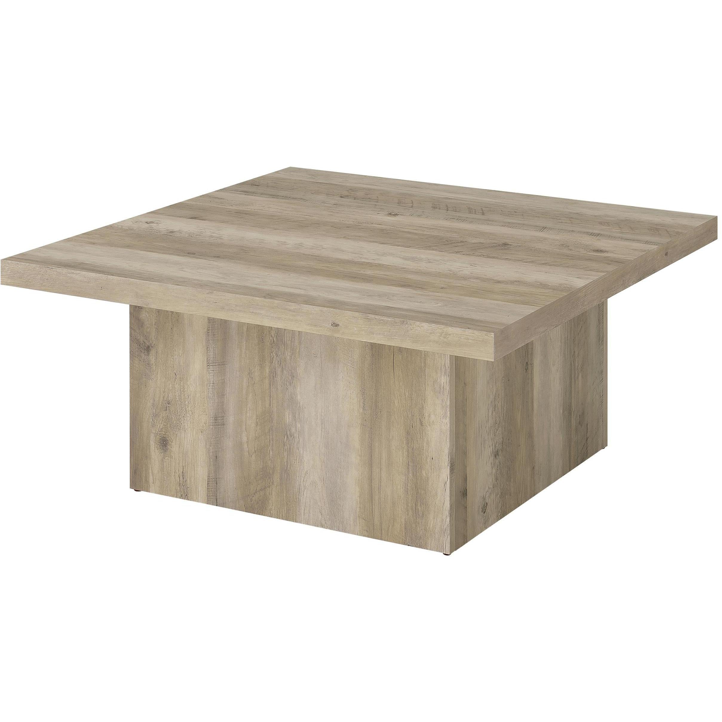  Coaster Furniture Devar 710878-S2 2-piece Square Coffee End Table Set - Distressed Pine IMAGE 10