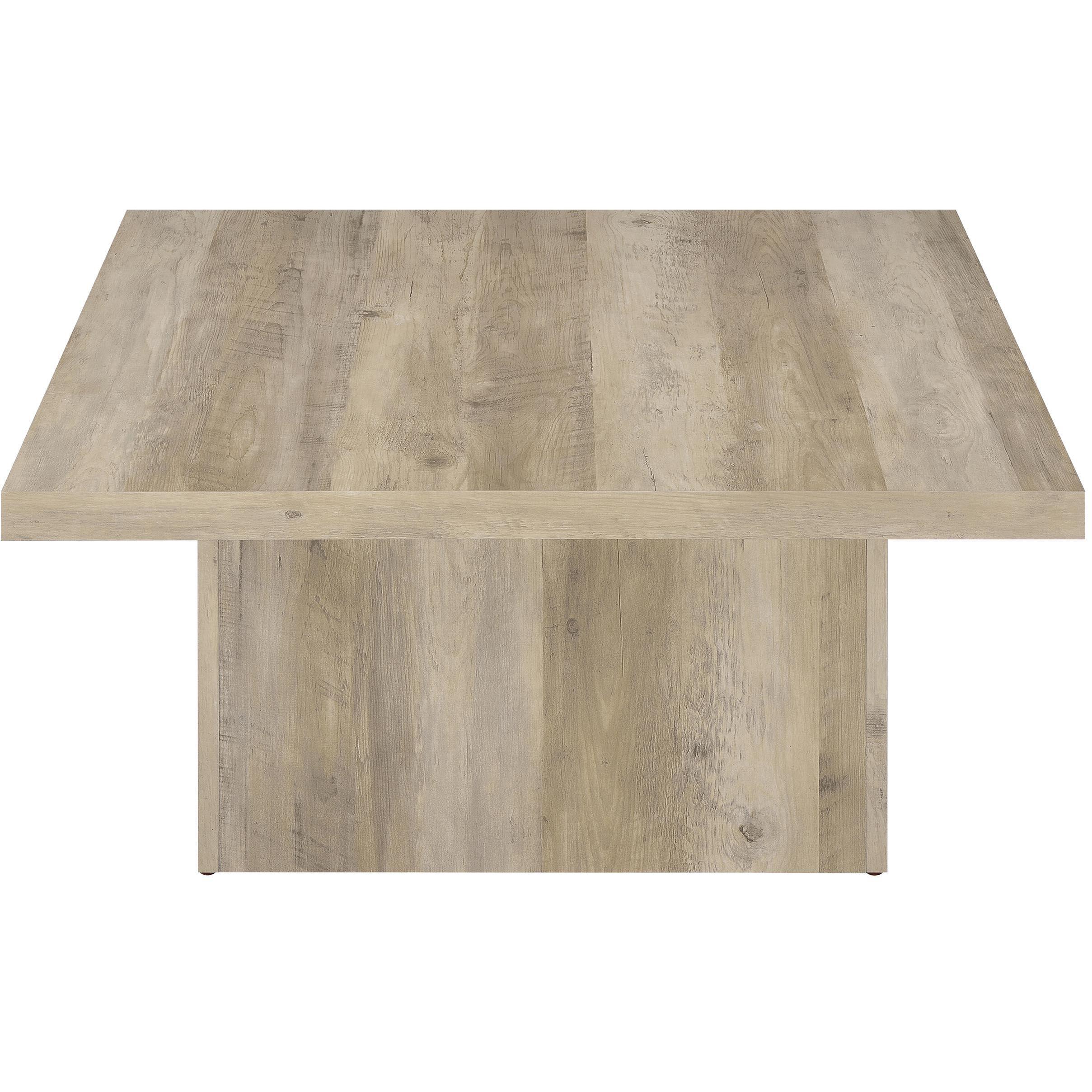  Coaster Furniture Devar 710878-S2 2-piece Square Coffee End Table Set - Distressed Pine IMAGE 11