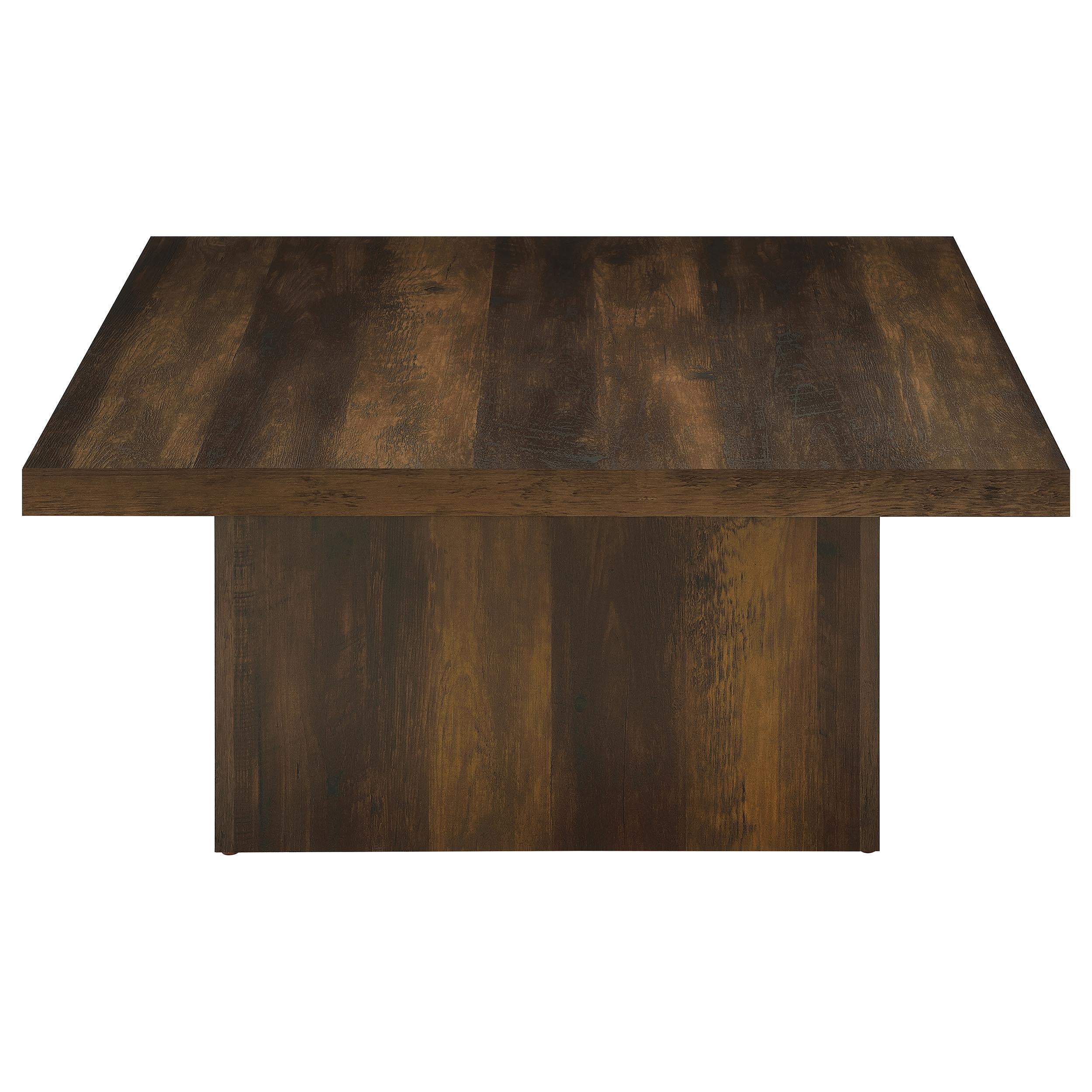  Coaster Furniture Devar 710888 Square Engineered Wood Coffee Table - Dark Pine IMAGE 7