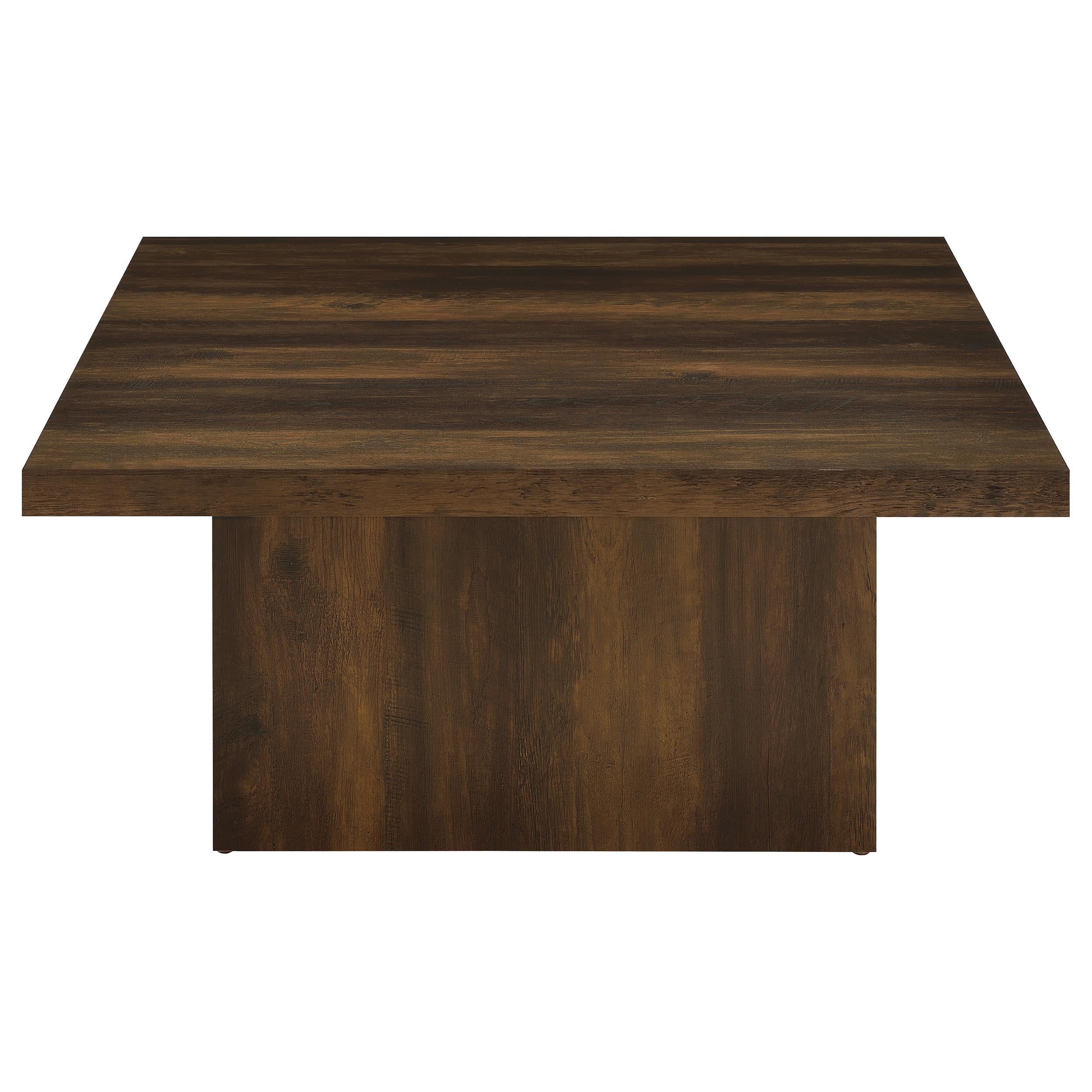 Coaster Furniture Devar 710888 Square Engineered Wood Coffee Table - Dark Pine IMAGE 8
