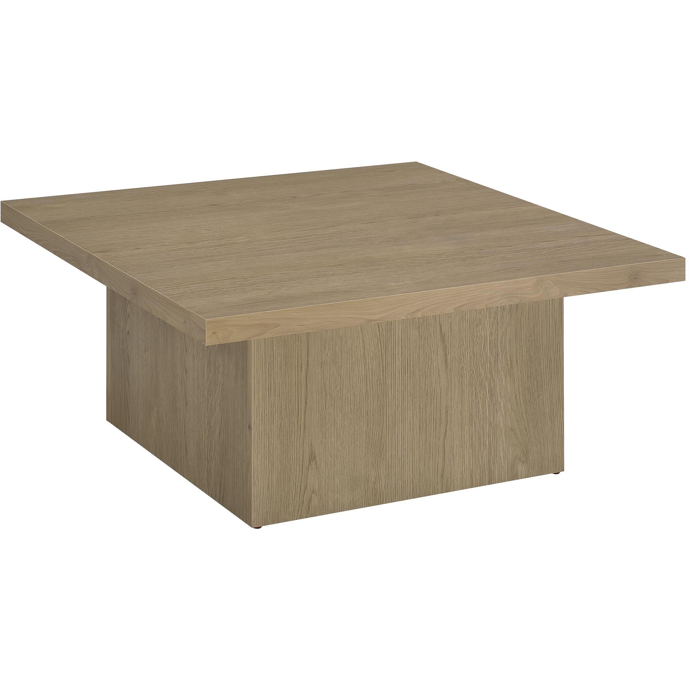  Coaster Furniture Devar 710918-S3 3-piece Square Cocktail Coffee End Table Set - Latte IMAGE 8