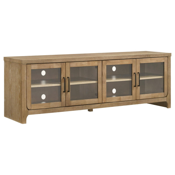 Coaster Furniture Brenham 720130 79-inch 4-door TV Stand Media Console - Washed Oak