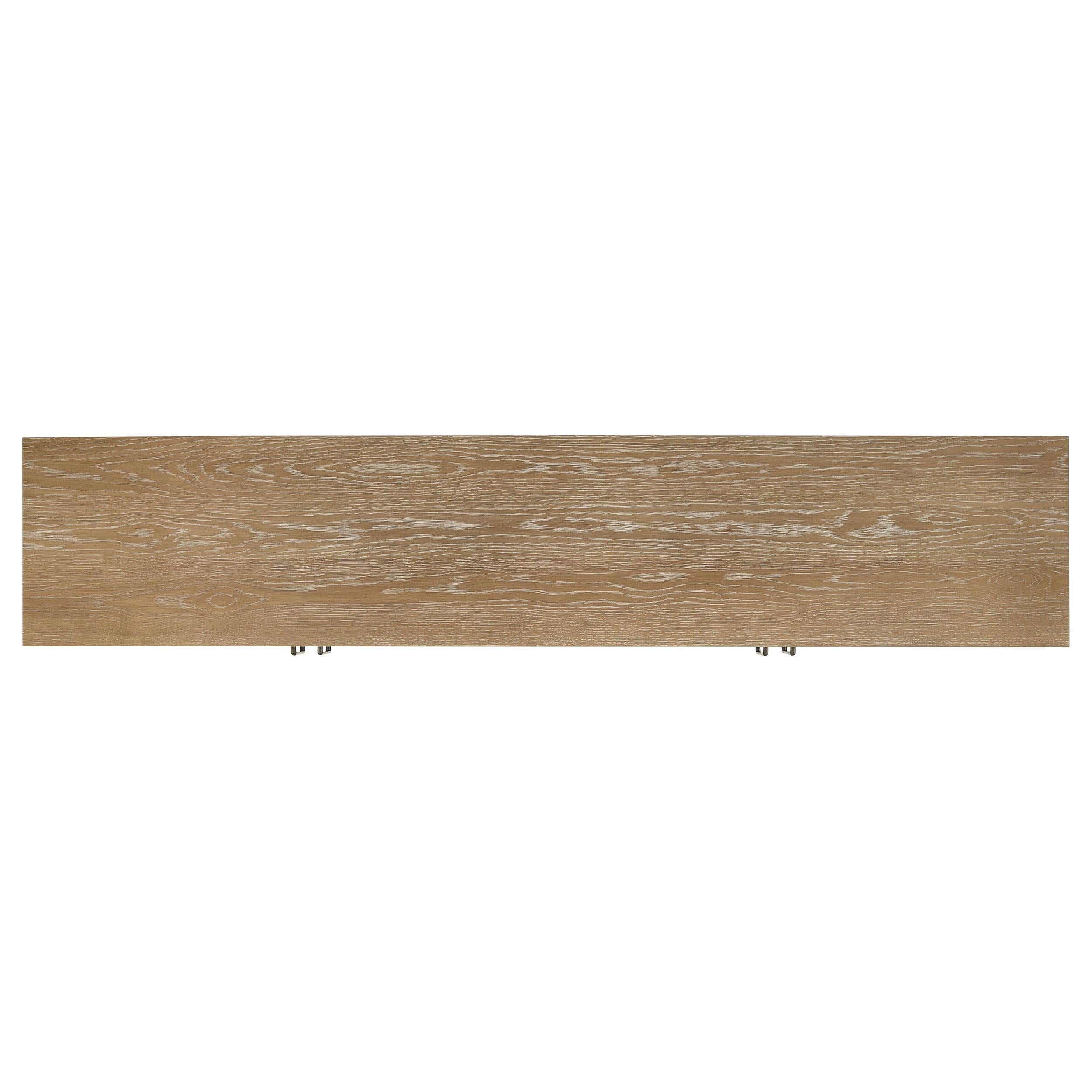  Coaster Furniture Brenham 720130 79-inch 4-door TV Stand Media Console - Washed Oak IMAGE 4