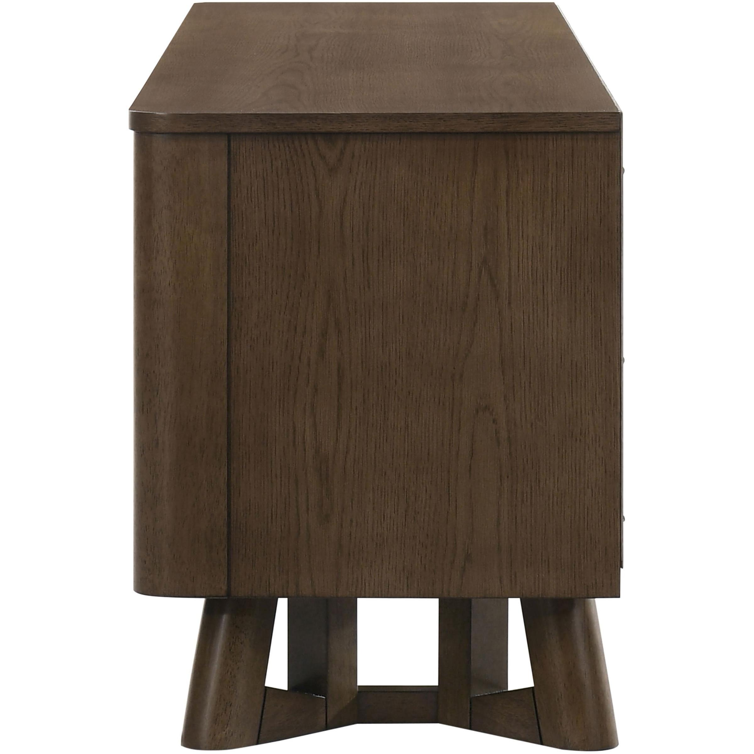  Coaster Furniture Trotter 720133 71-inch 4-Door Wood TV Stand Media Console - Brown IMAGE 7