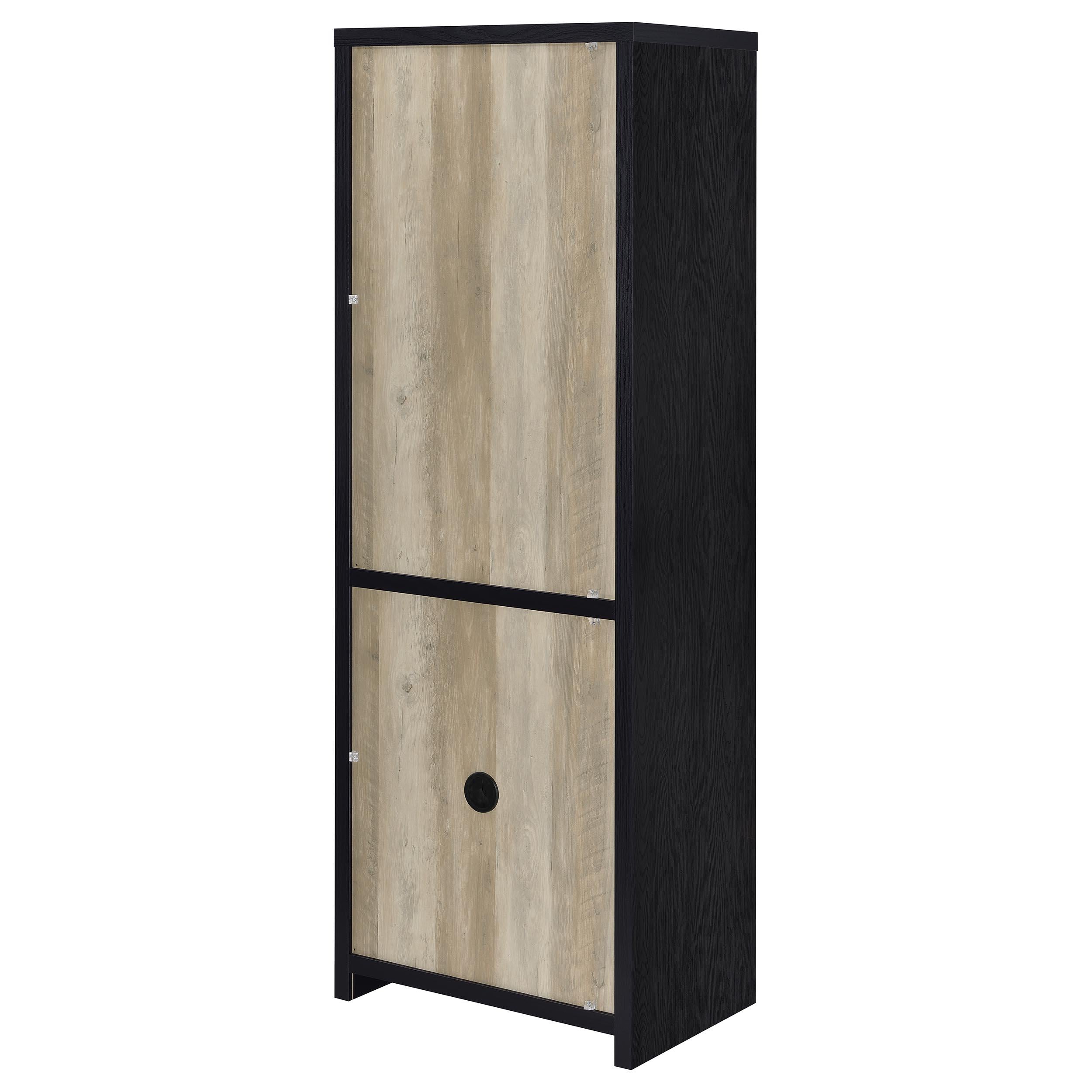 Coaster Furniture Denison 720224 67-inch 2-door Media Tower Storage Cabinet - Black IMAGE 8