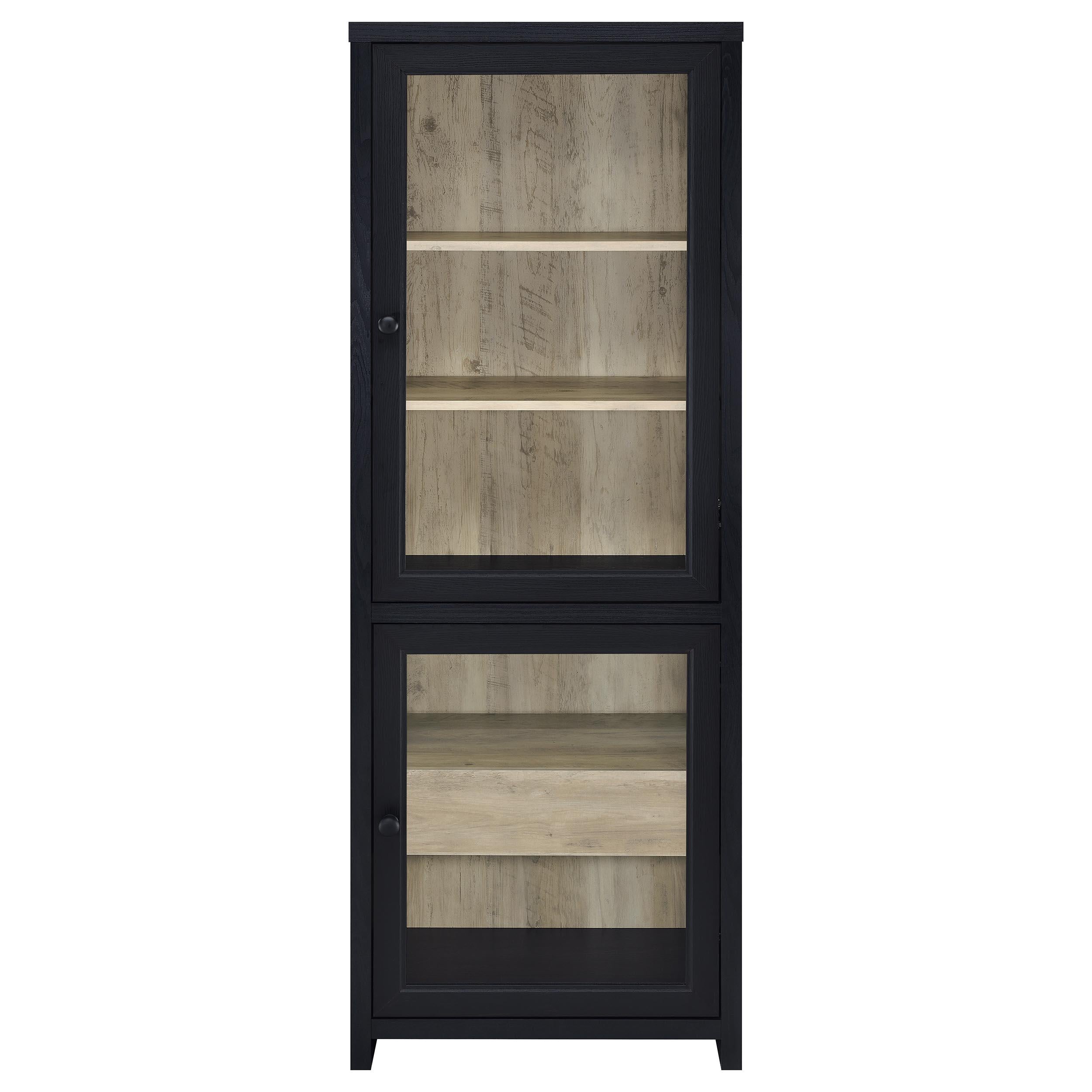  Coaster Furniture Denison 720224 67-inch 2-door Media Tower Storage Cabinet - Black IMAGE 9
