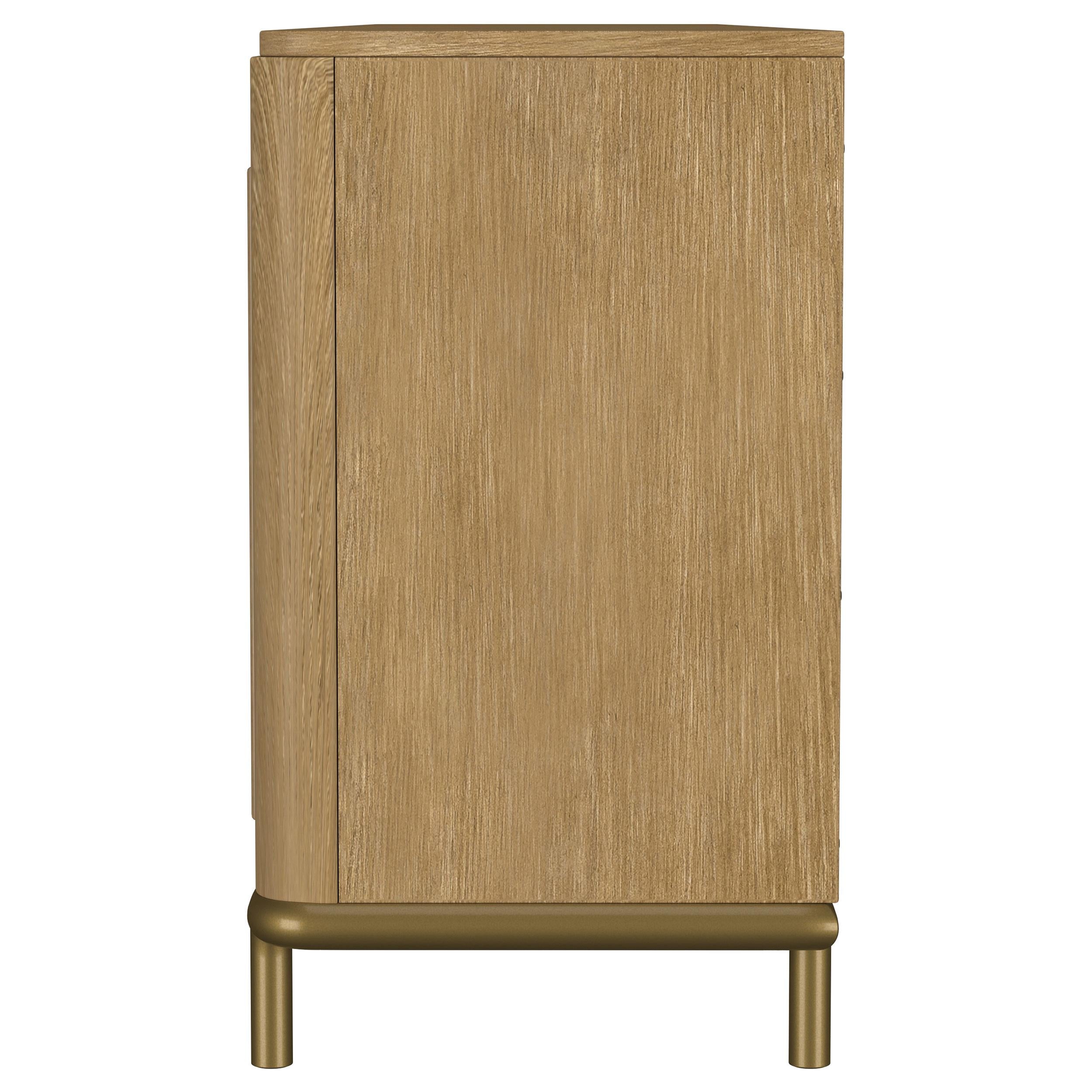 Coaster Furniture Arini 720253 Rattan Cane 2-door TV Stand Media Console - Sand Wash IMAGE 3