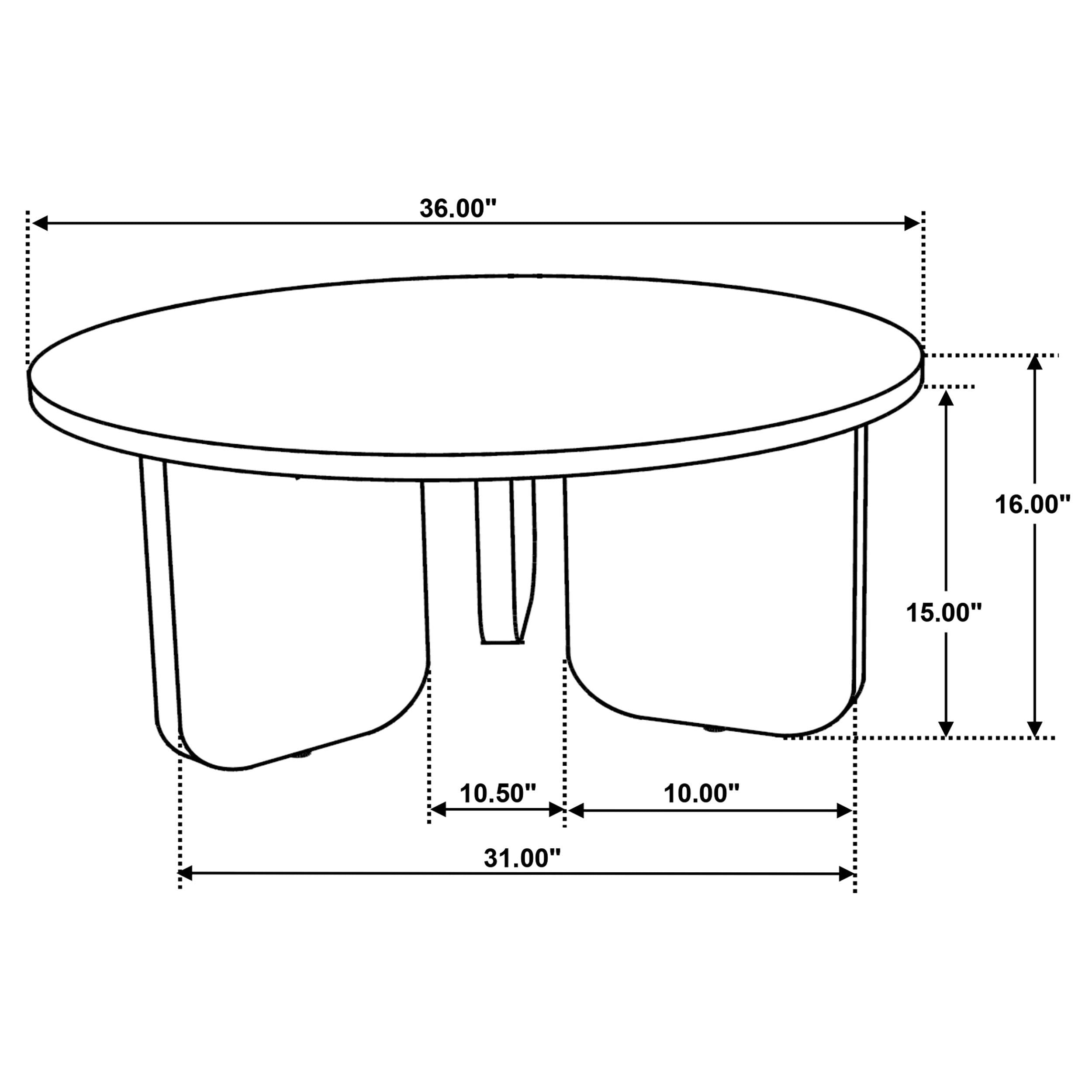  Coaster Furniture Dale 721998-S3 3-piece Solid Wood Coffee and End Table Set - Brown IMAGE 9
