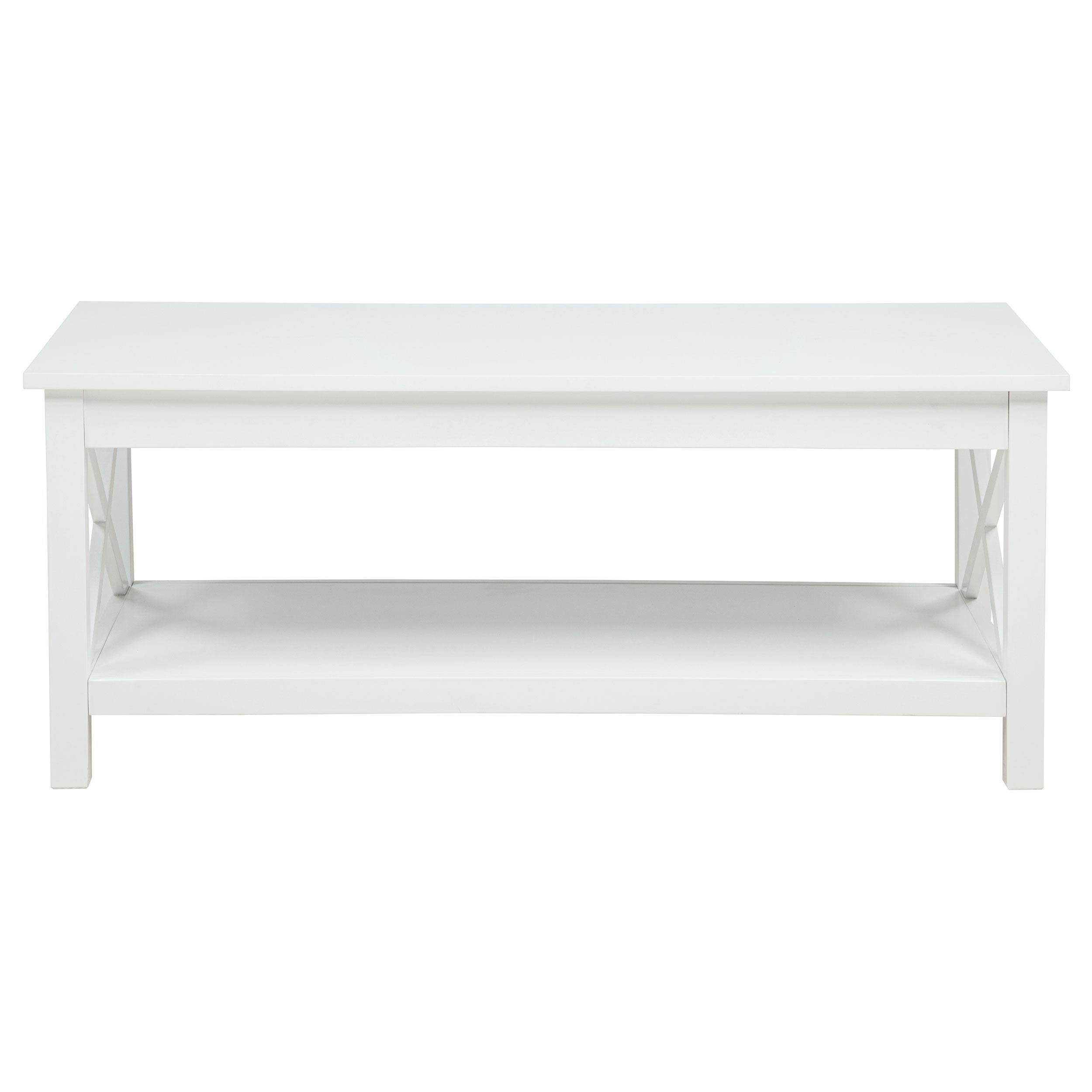  Coaster Furniture Skyview 722088 44-inch Rectangular Lift Top Coffee Table - White IMAGE 5