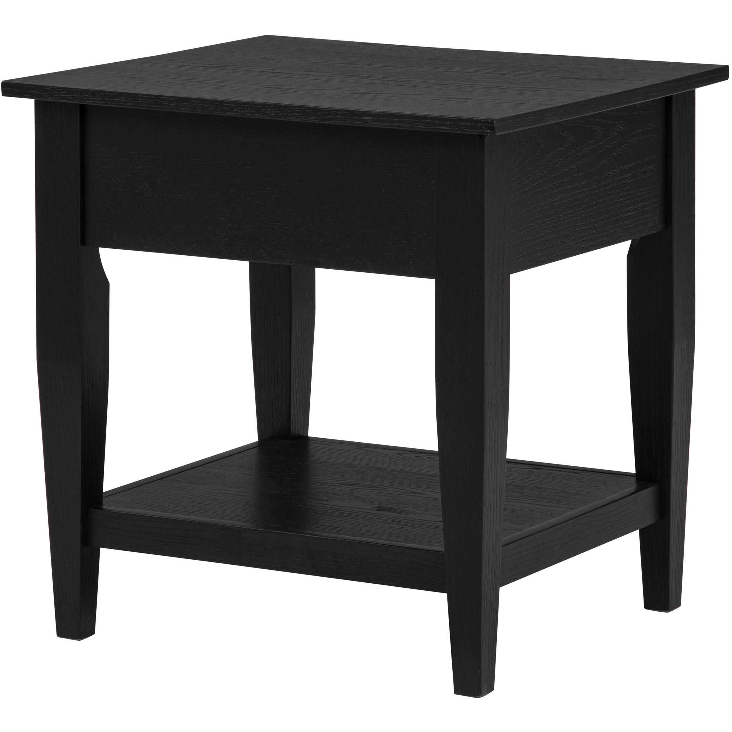  Coaster Furniture Lindenton 722727 1-drawer Wood Occasional End Table - Black IMAGE 10