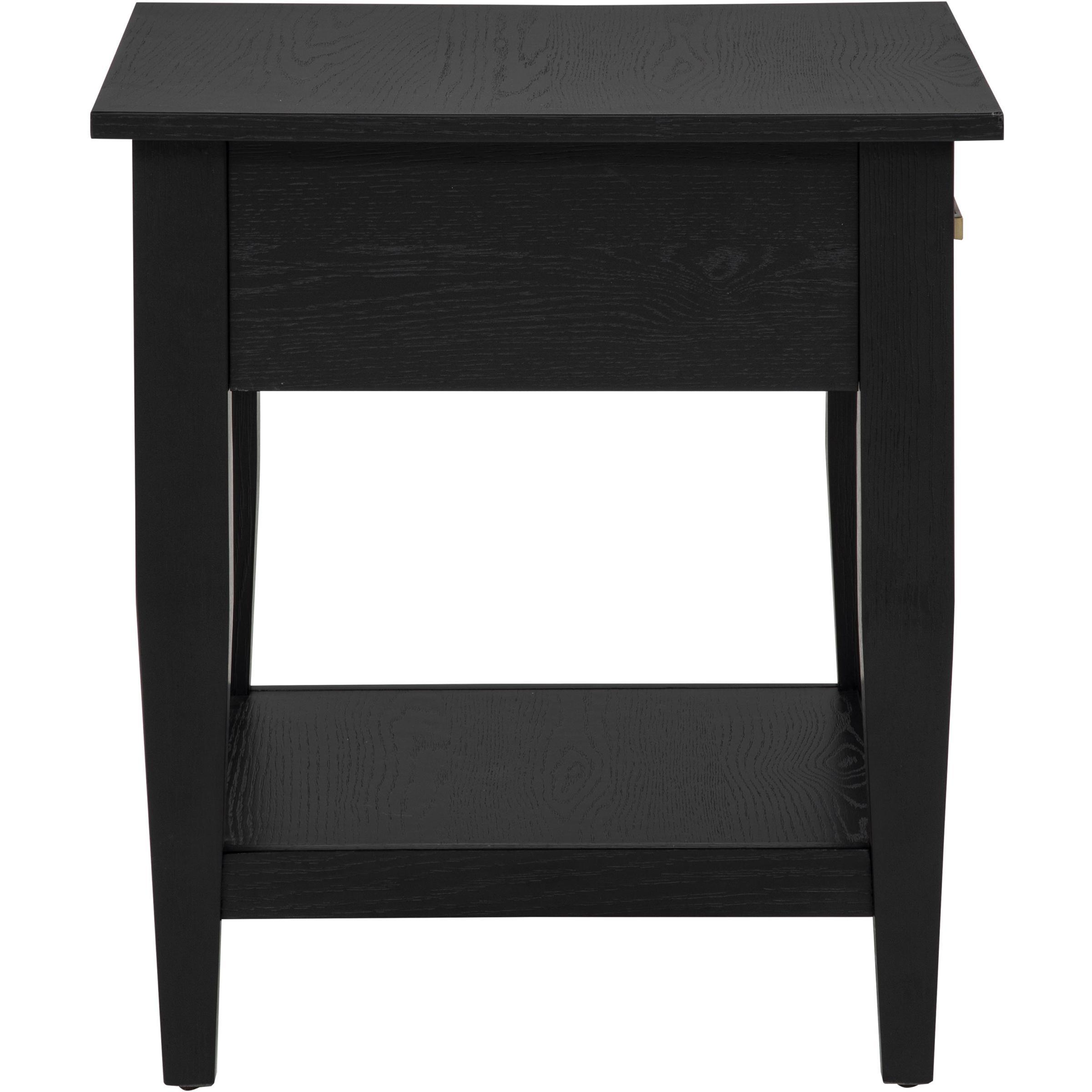  Coaster Furniture Lindenton 722727 1-drawer Wood Occasional End Table - Black IMAGE 11