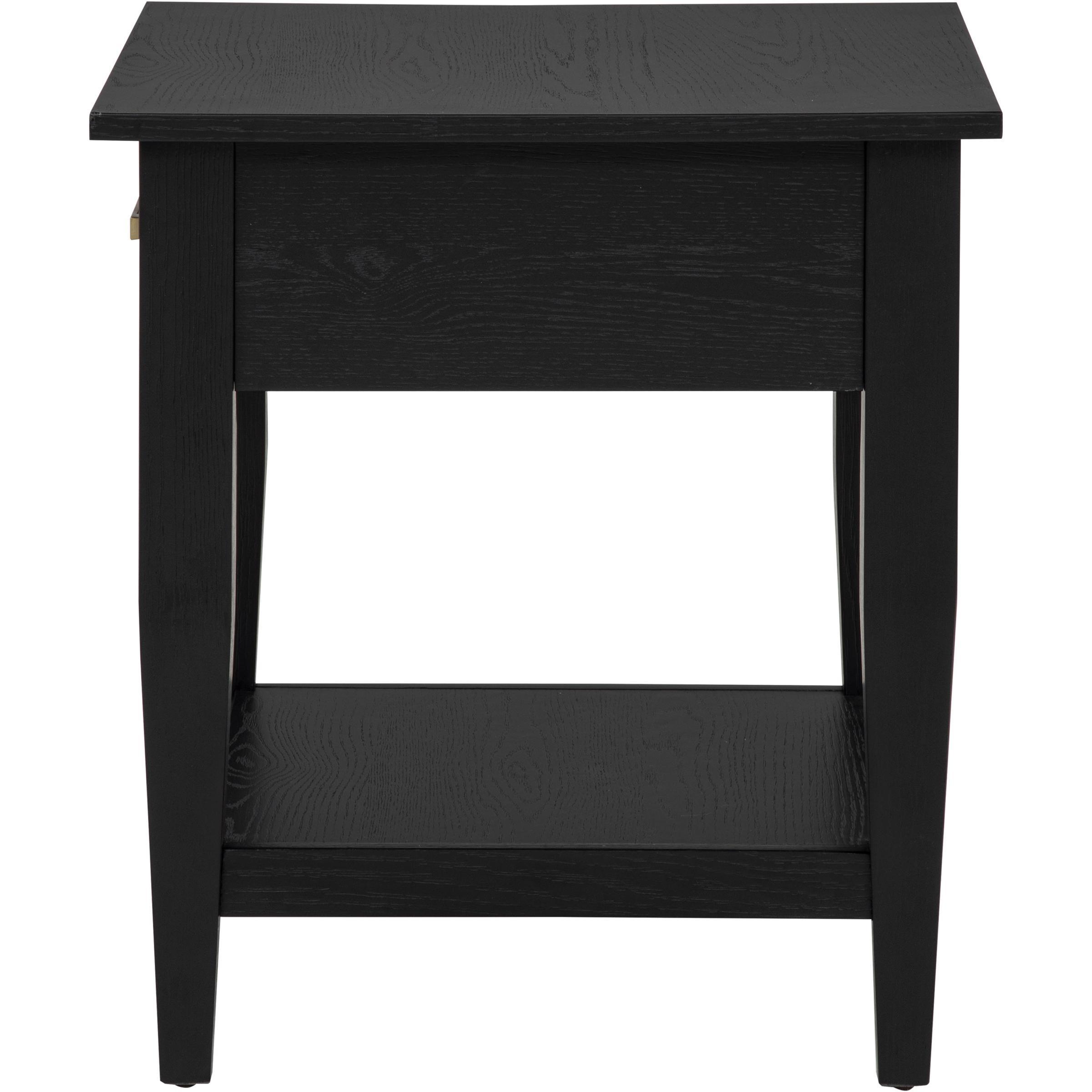  Coaster Furniture Lindenton 722727 1-drawer Wood Occasional End Table - Black IMAGE 7