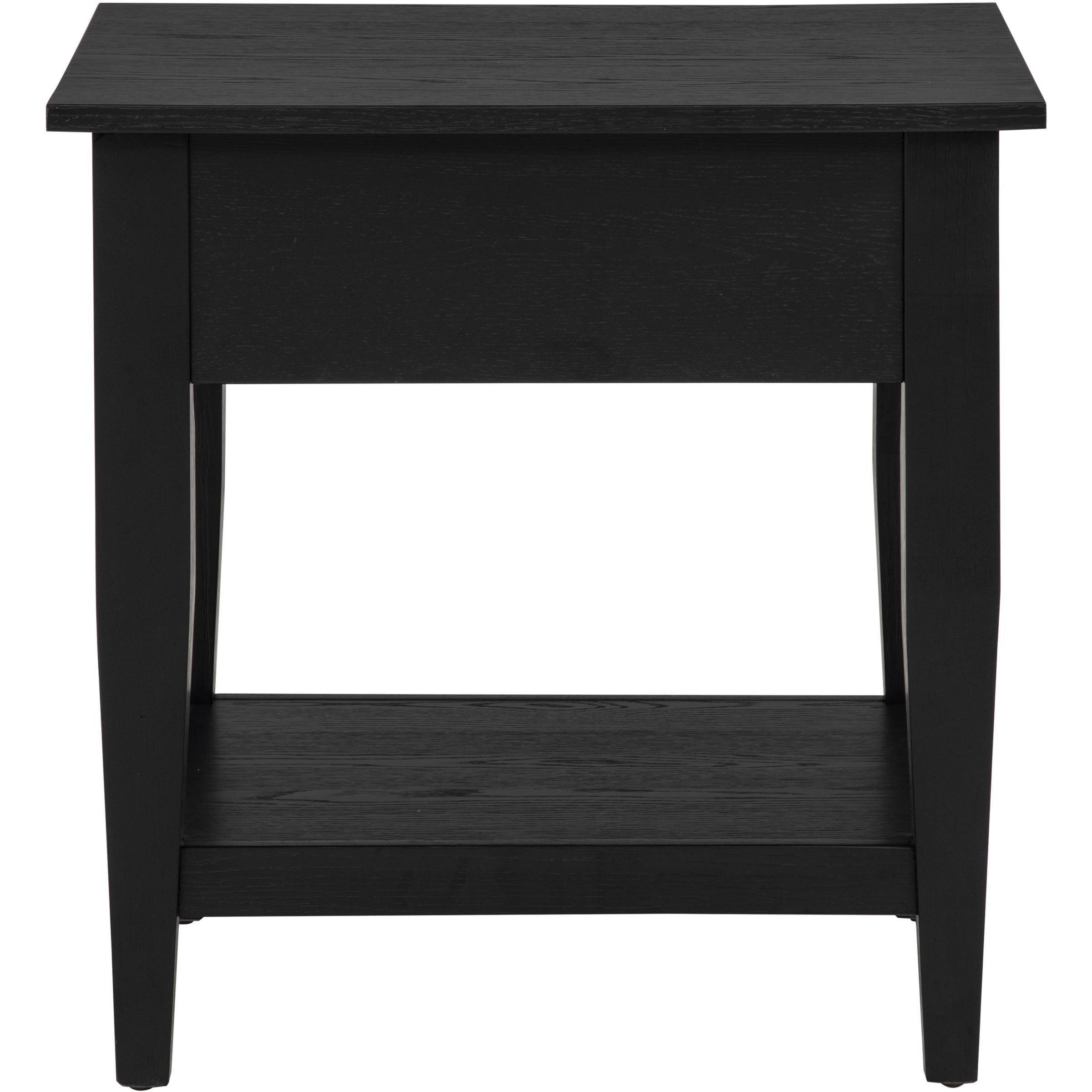  Coaster Furniture Lindenton 722727 1-drawer Wood Occasional End Table - Black IMAGE 9