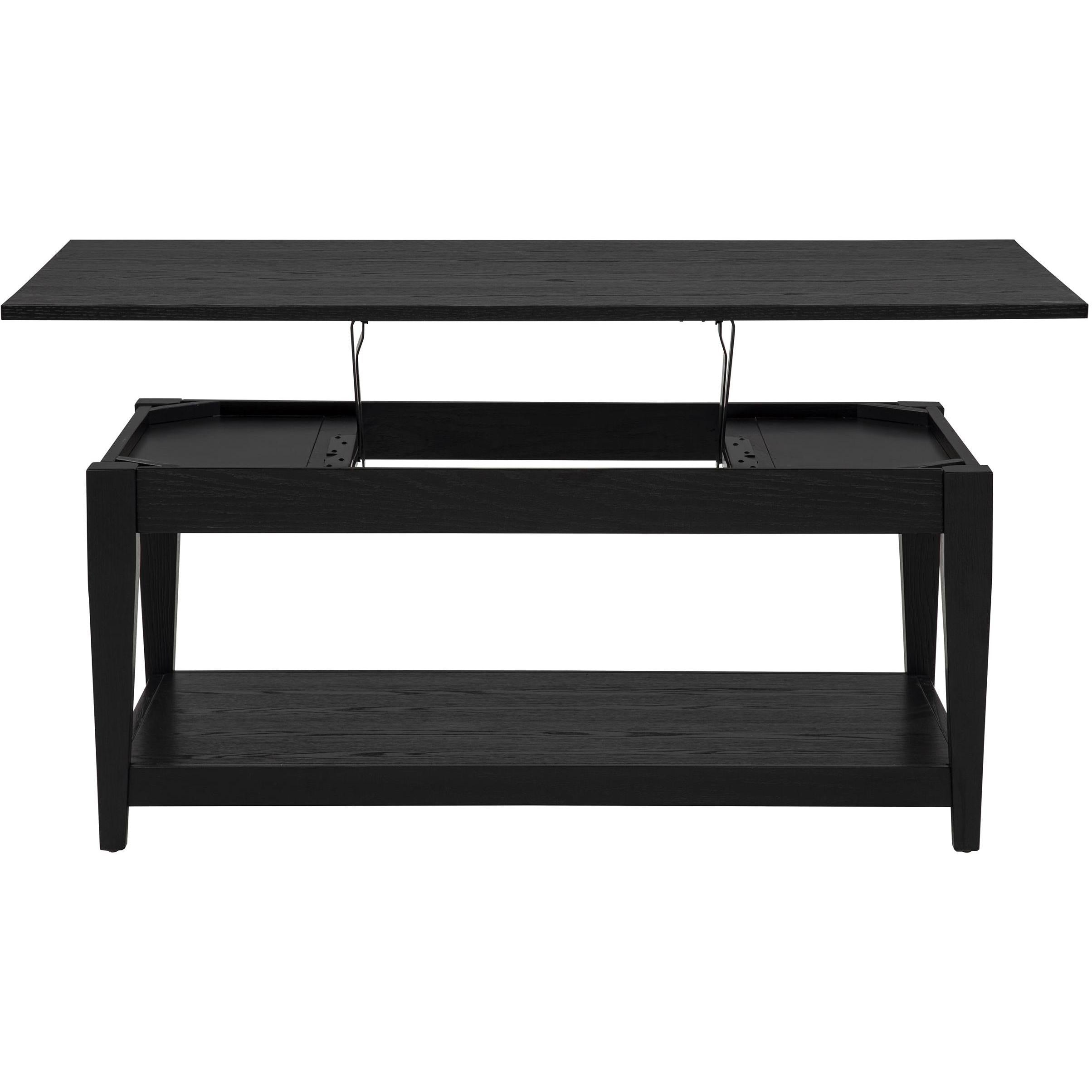  Coaster Furniture Lindenton 722728 Lift-Top Occasional Coffee Table - Black IMAGE 9