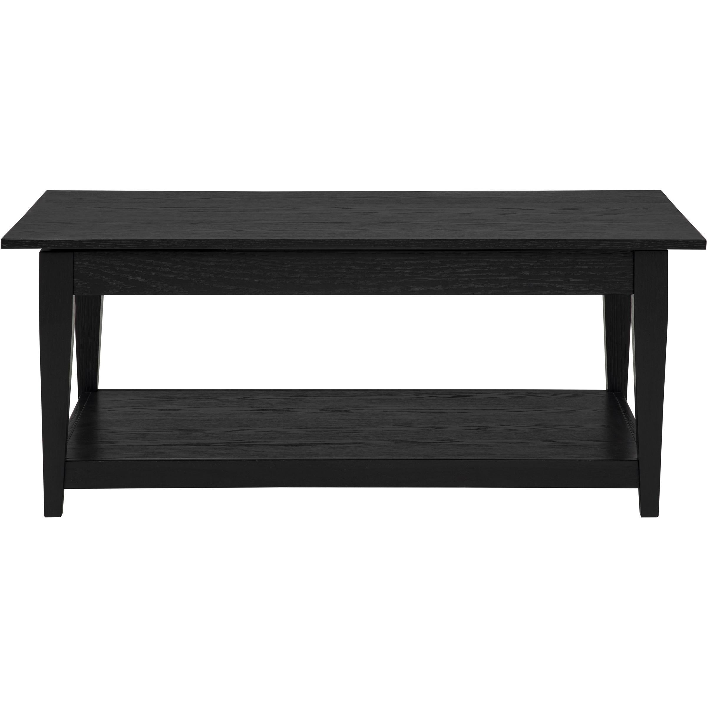  Coaster Furniture Lindenton 722728-S2 2-piece Wood Lift-Top Coffee and End Table Set - Black IMAGE 10