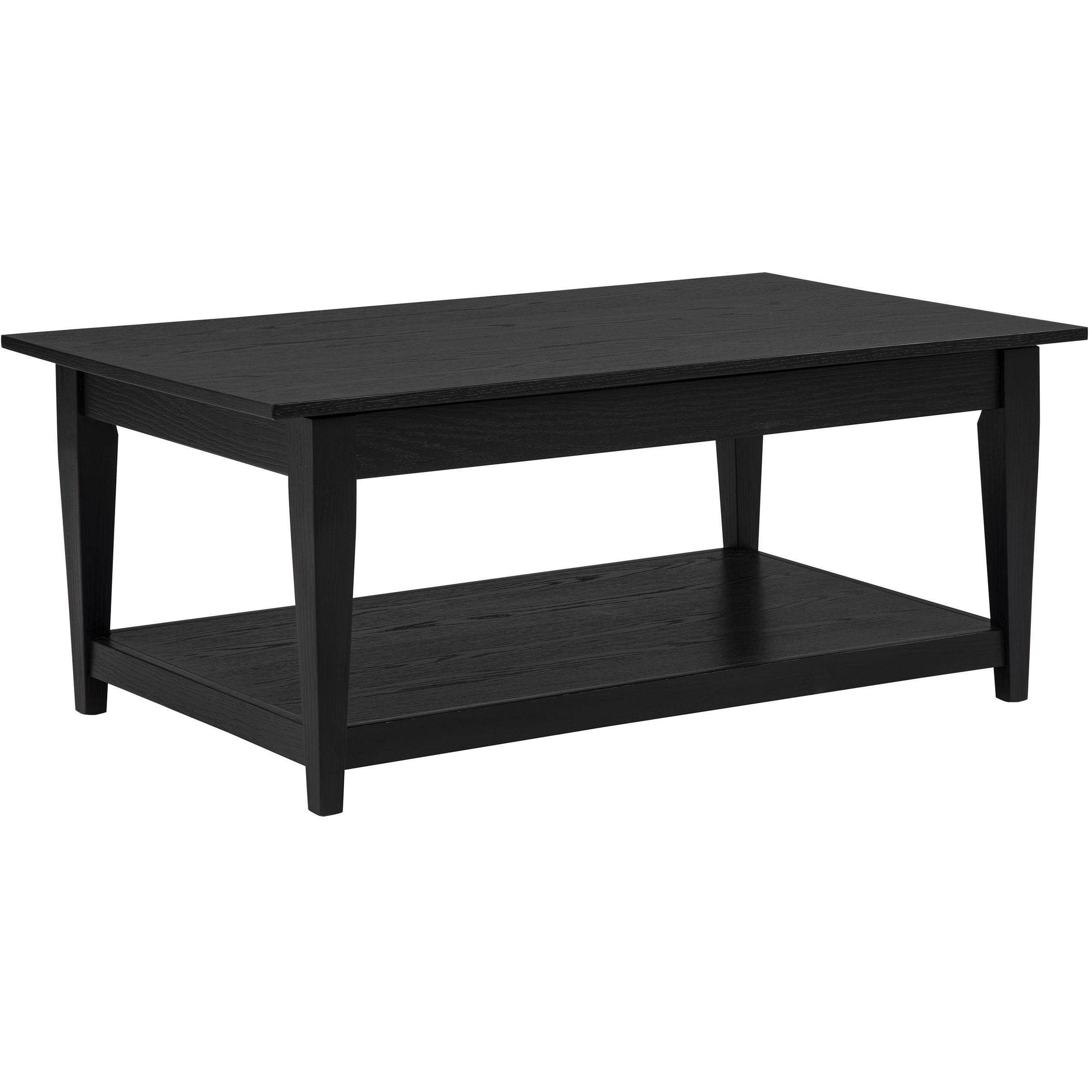  Coaster Furniture Lindenton 722728-S3 3-piece Wood Lift-Top Coffee and End Table Set - Black IMAGE 7