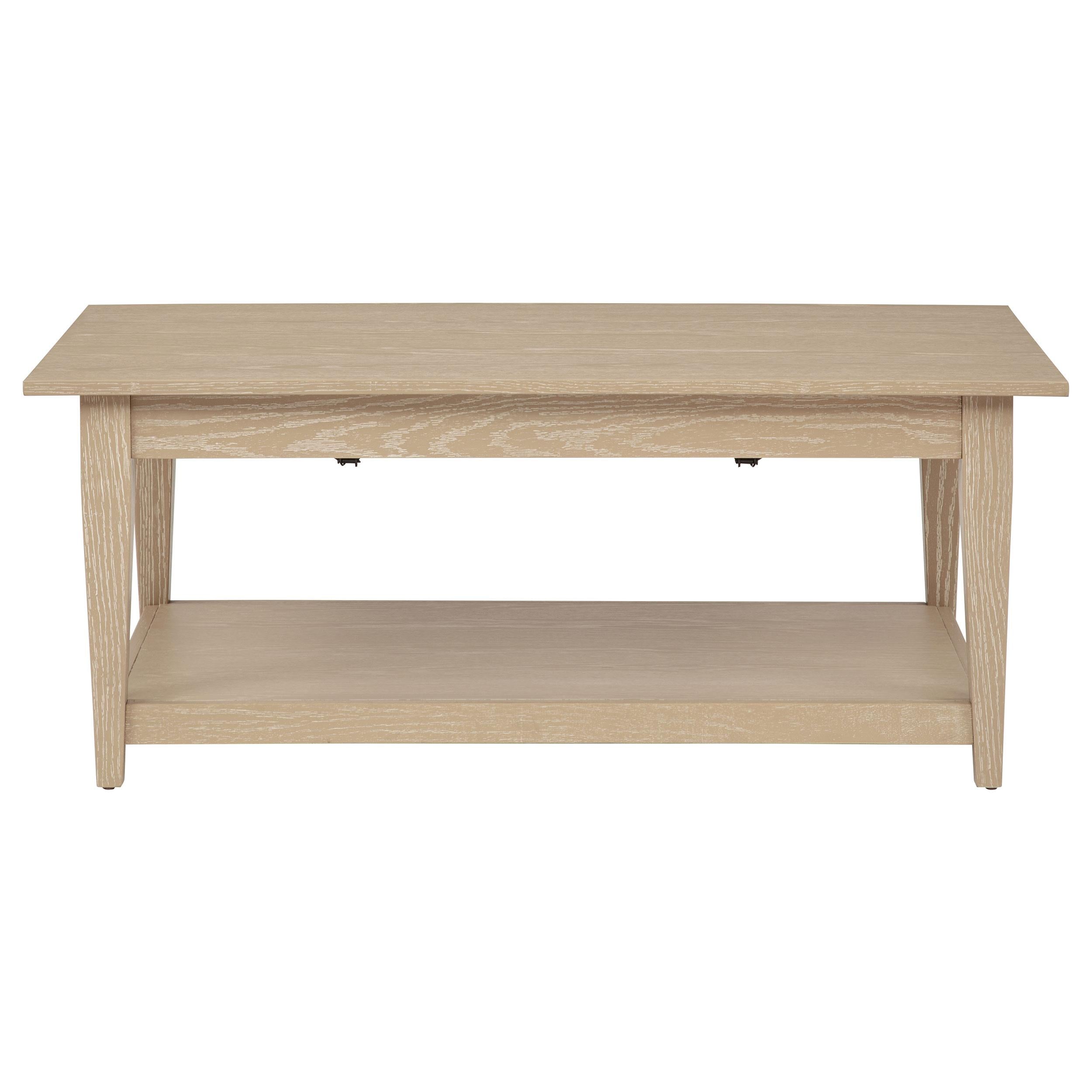  Coaster Furniture Lindenton 722758 Lift-Top Occasional Coffee Table - Blonde IMAGE 8