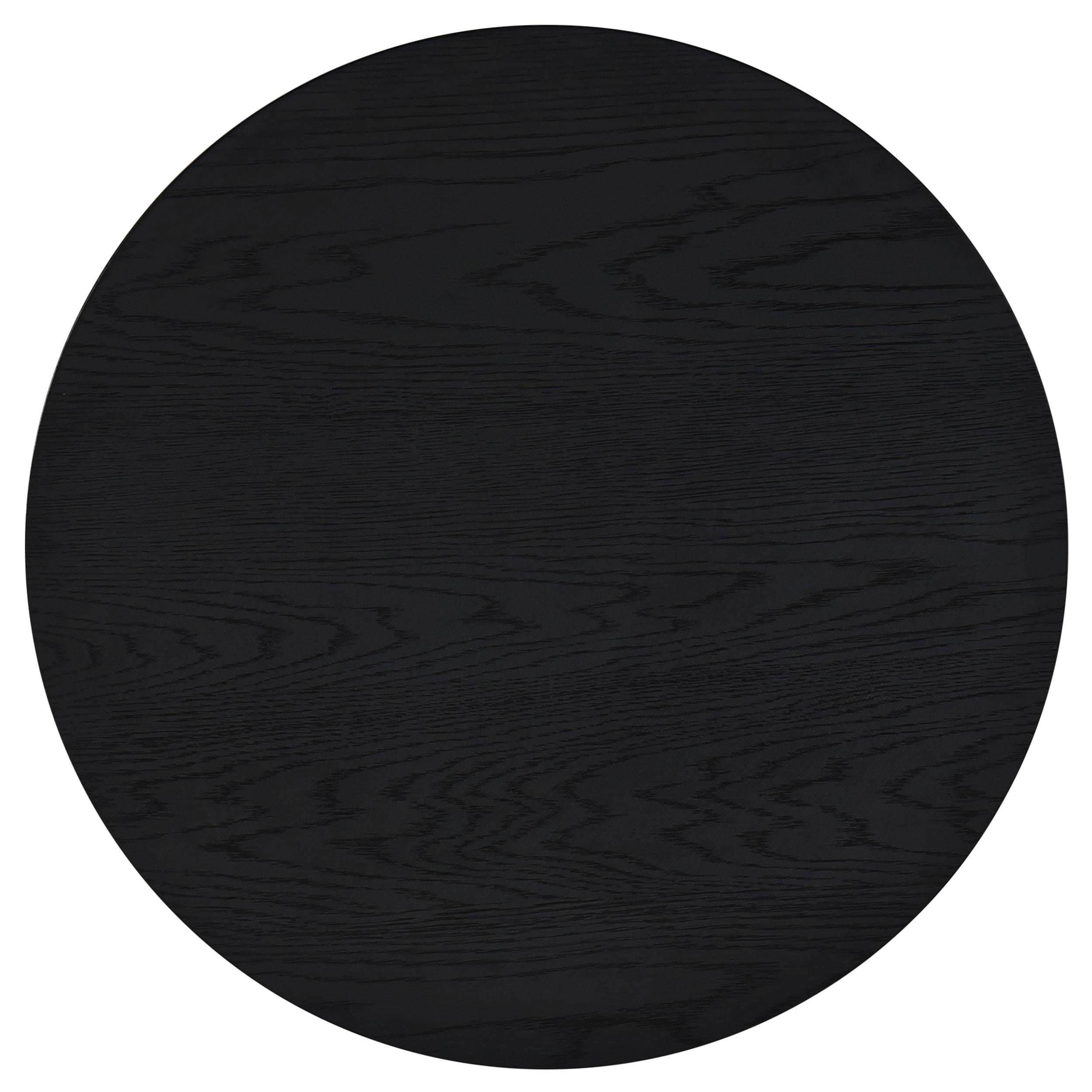  Coaster Furniture Sweeney 722828 39-inch Round Wood Occasional Coffee Table - Black IMAGE 4