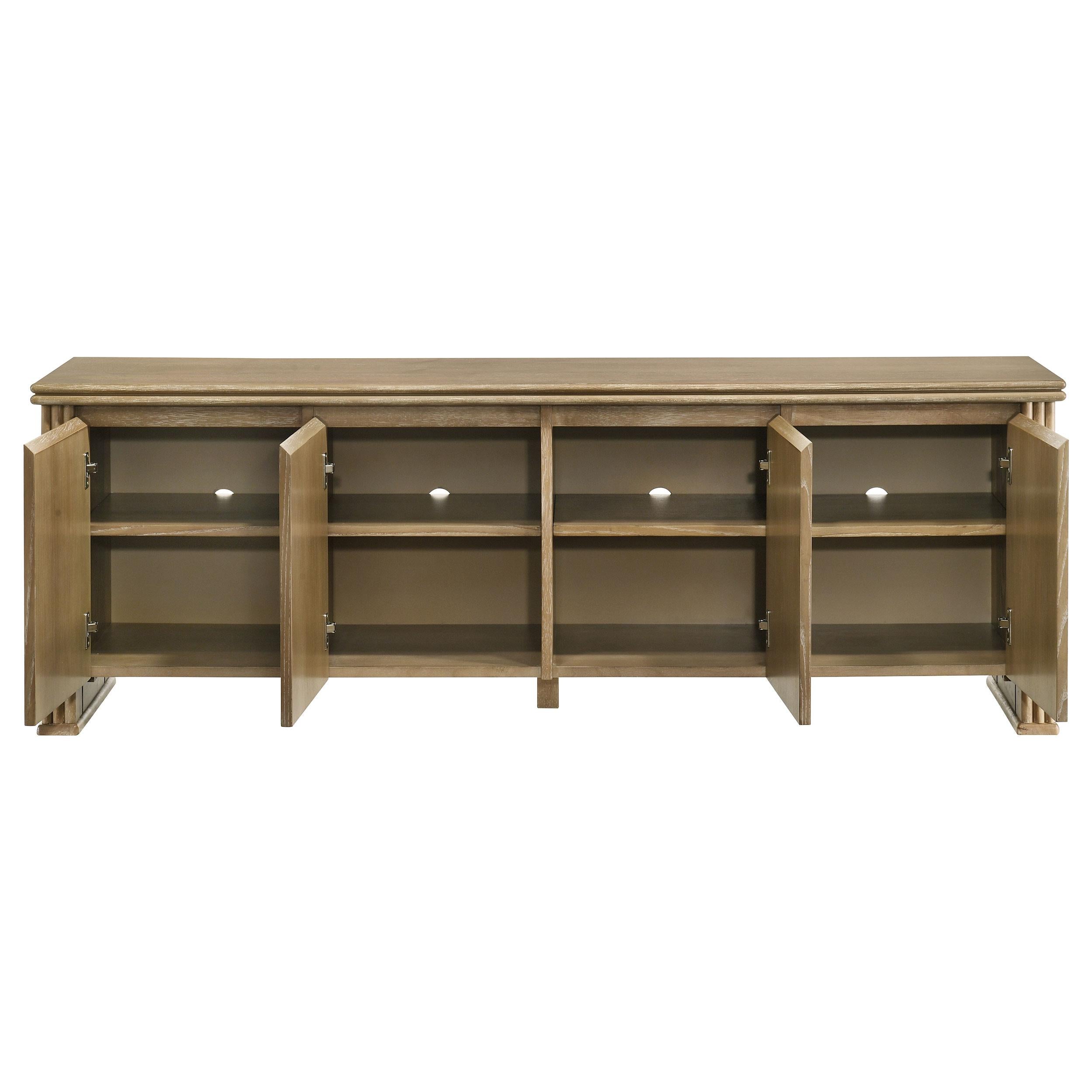  Coaster Furniture Adina 722933 70-inch TV Stand Media Console  - Distressed Light Brown IMAGE 7