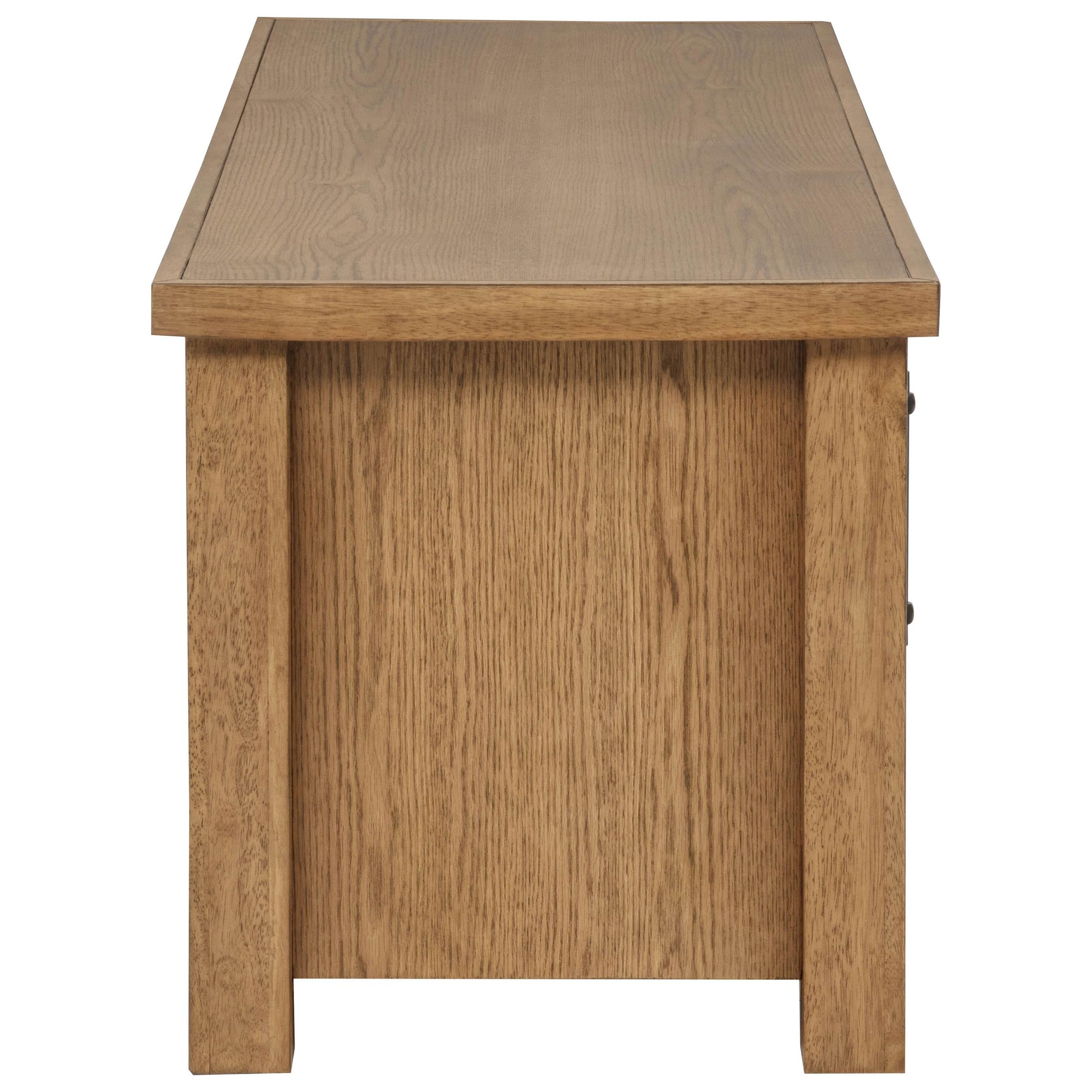  Coaster Furniture Beasley 723323 2-Door 71-Inch Wood TV Stand Media Console - Golden Oak IMAGE 7