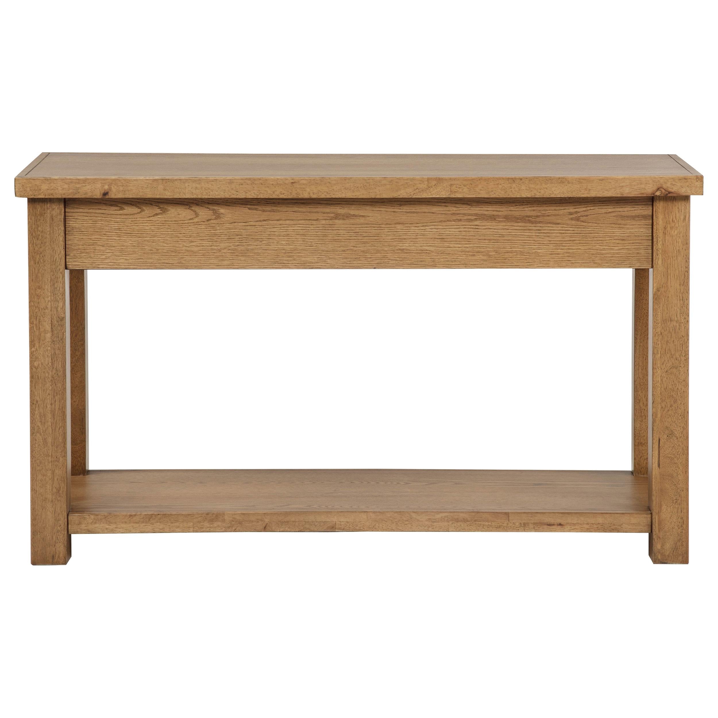  Coaster Furniture Beasley 723329 2-Drawer Wood Console Table - Golden Oak IMAGE 7