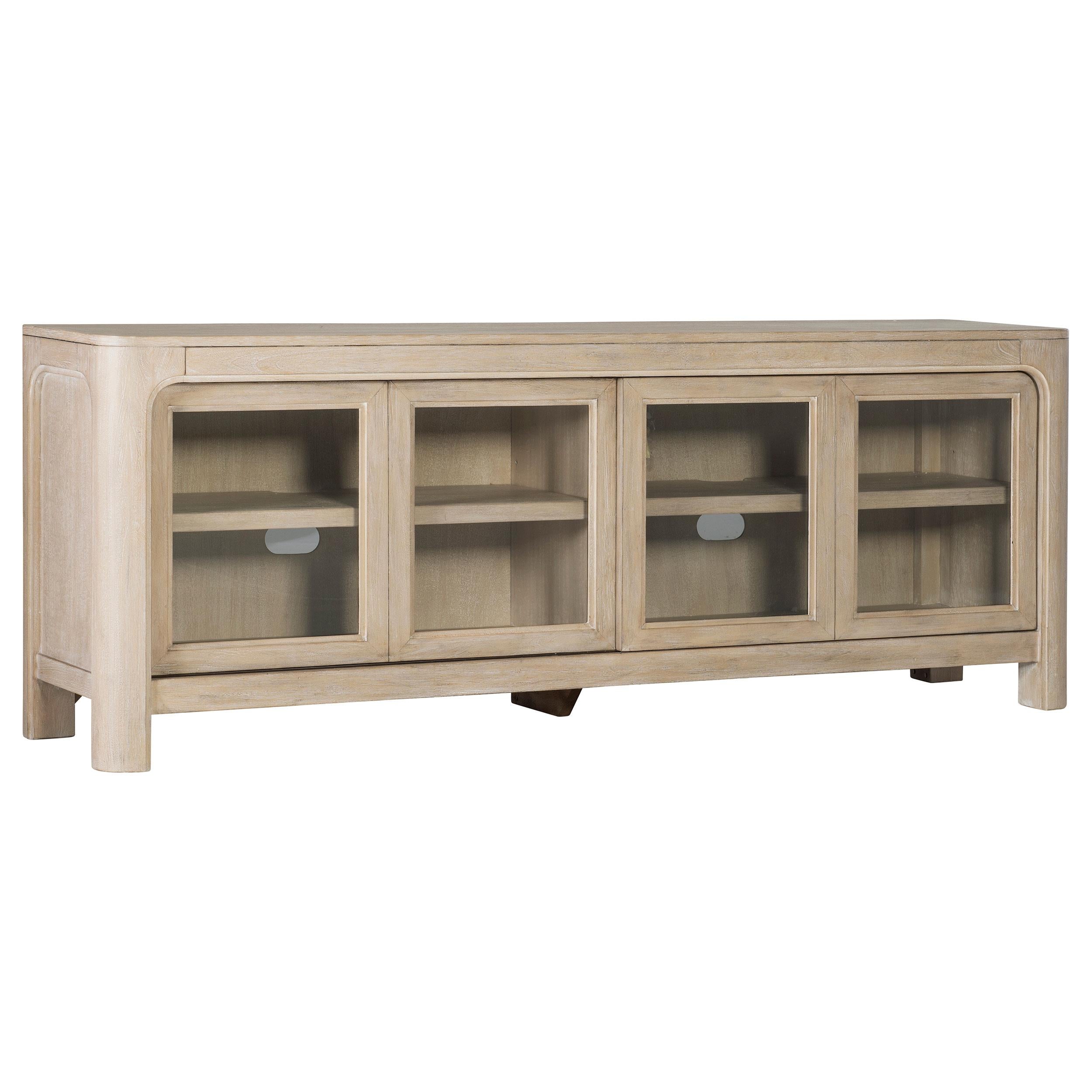  Coaster Furniture Solano 723483 71-inch 2-door TV Stand Media Console - Weathered Mango IMAGE 1