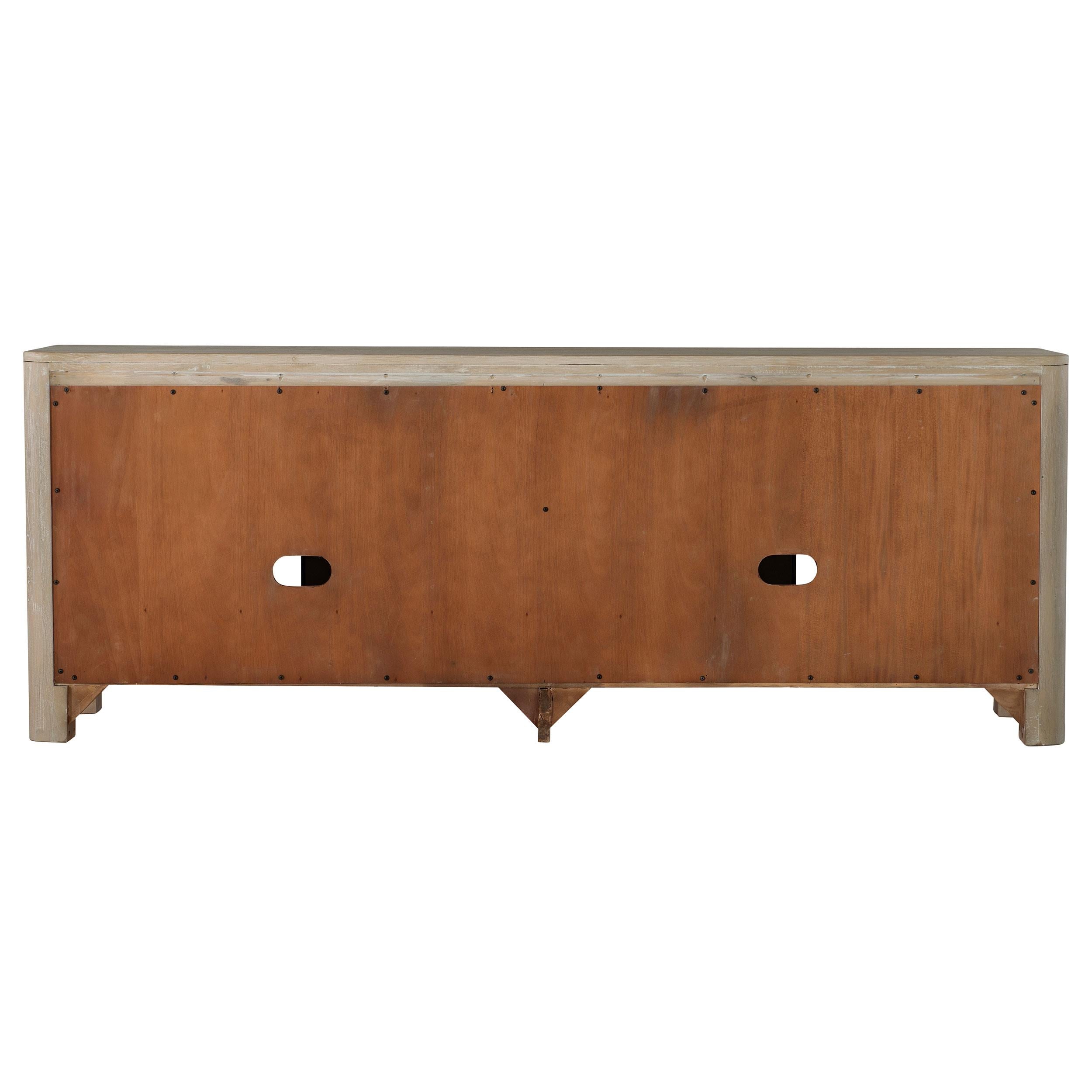  Coaster Furniture Solano 723483 71-inch 2-door TV Stand Media Console - Weathered Mango IMAGE 3