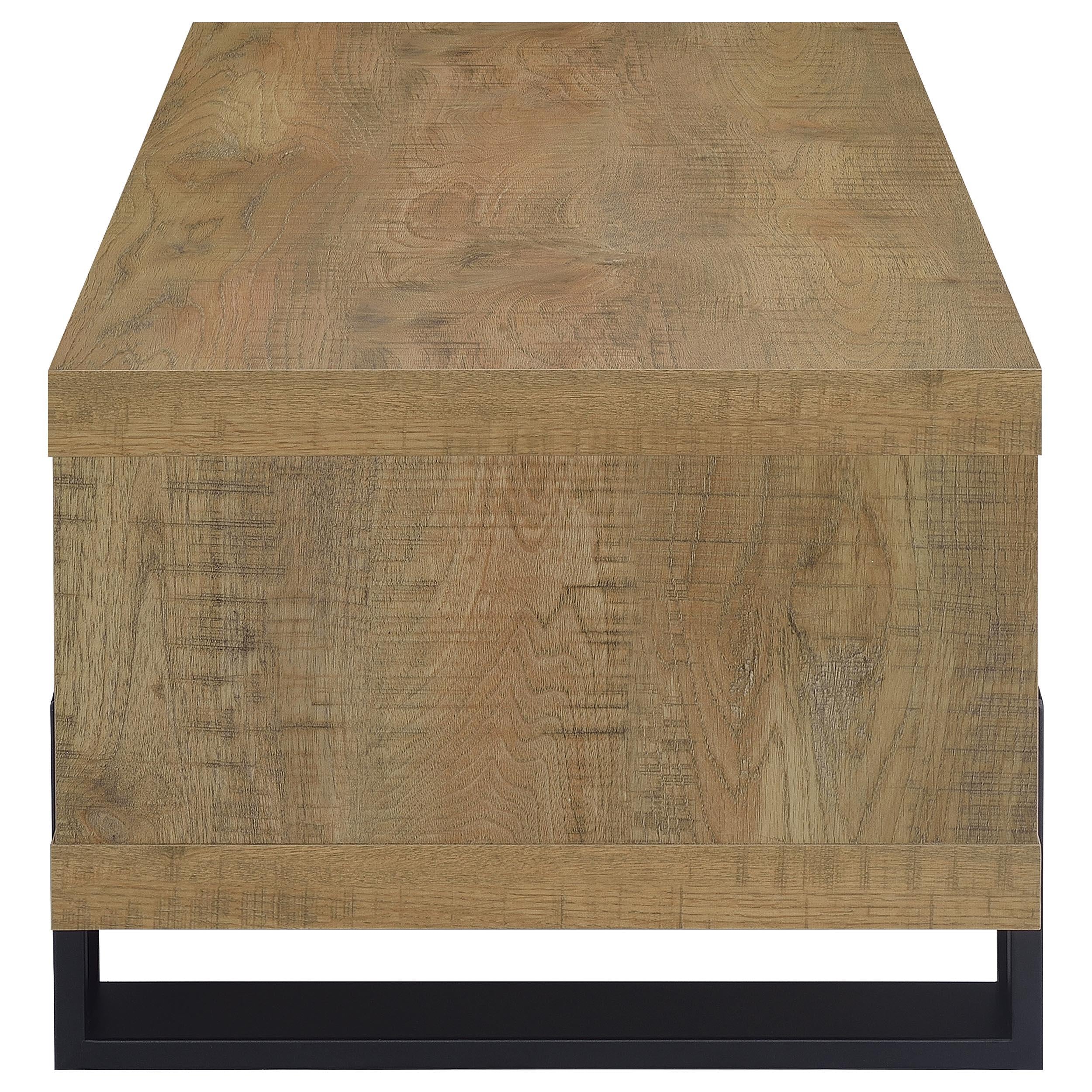  Coaster Furniture Dinard 723678 Engineered Wood Coffee Table - Mango IMAGE 2