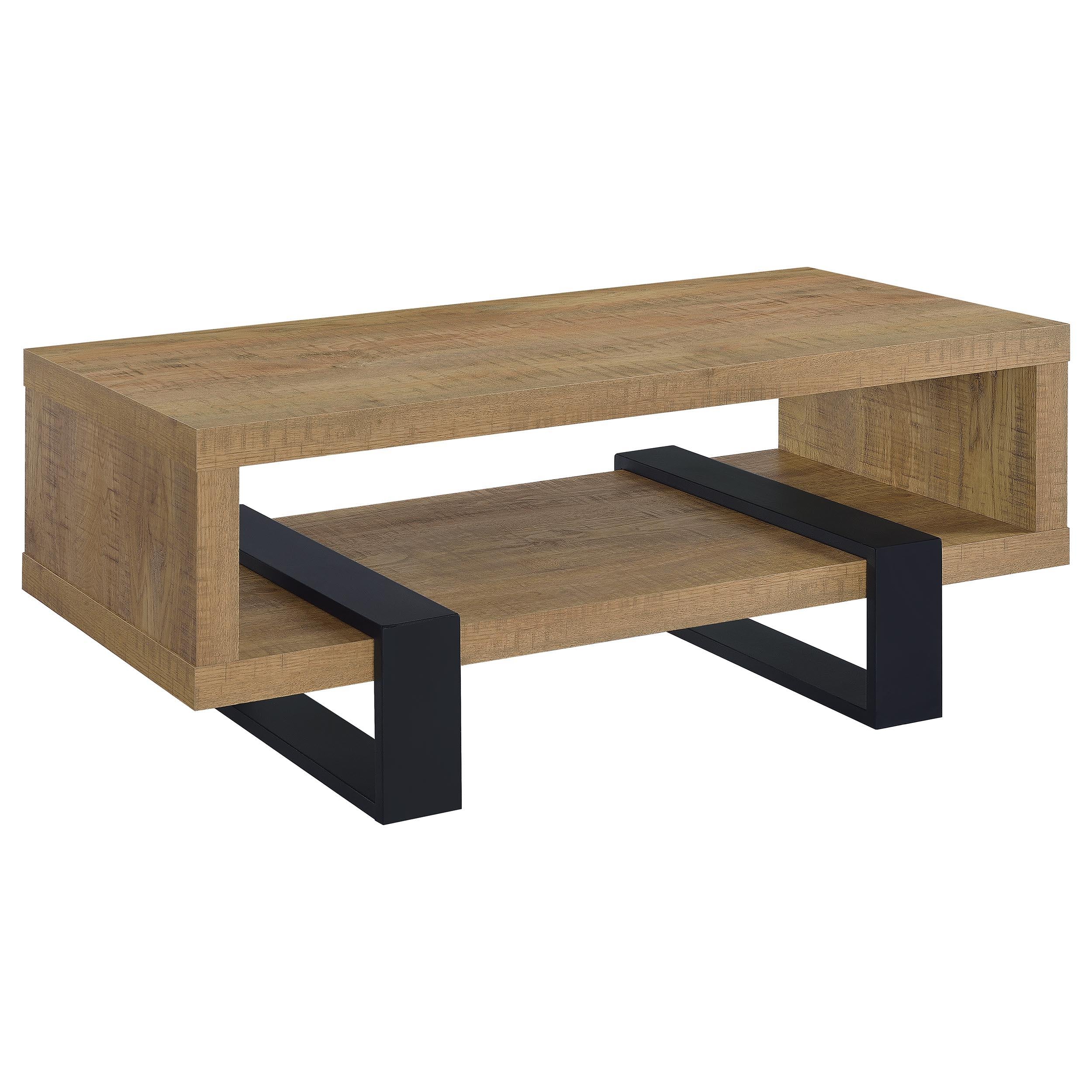  Coaster Furniture Dinard 723678 Engineered Wood Coffee Table - Mango IMAGE 3