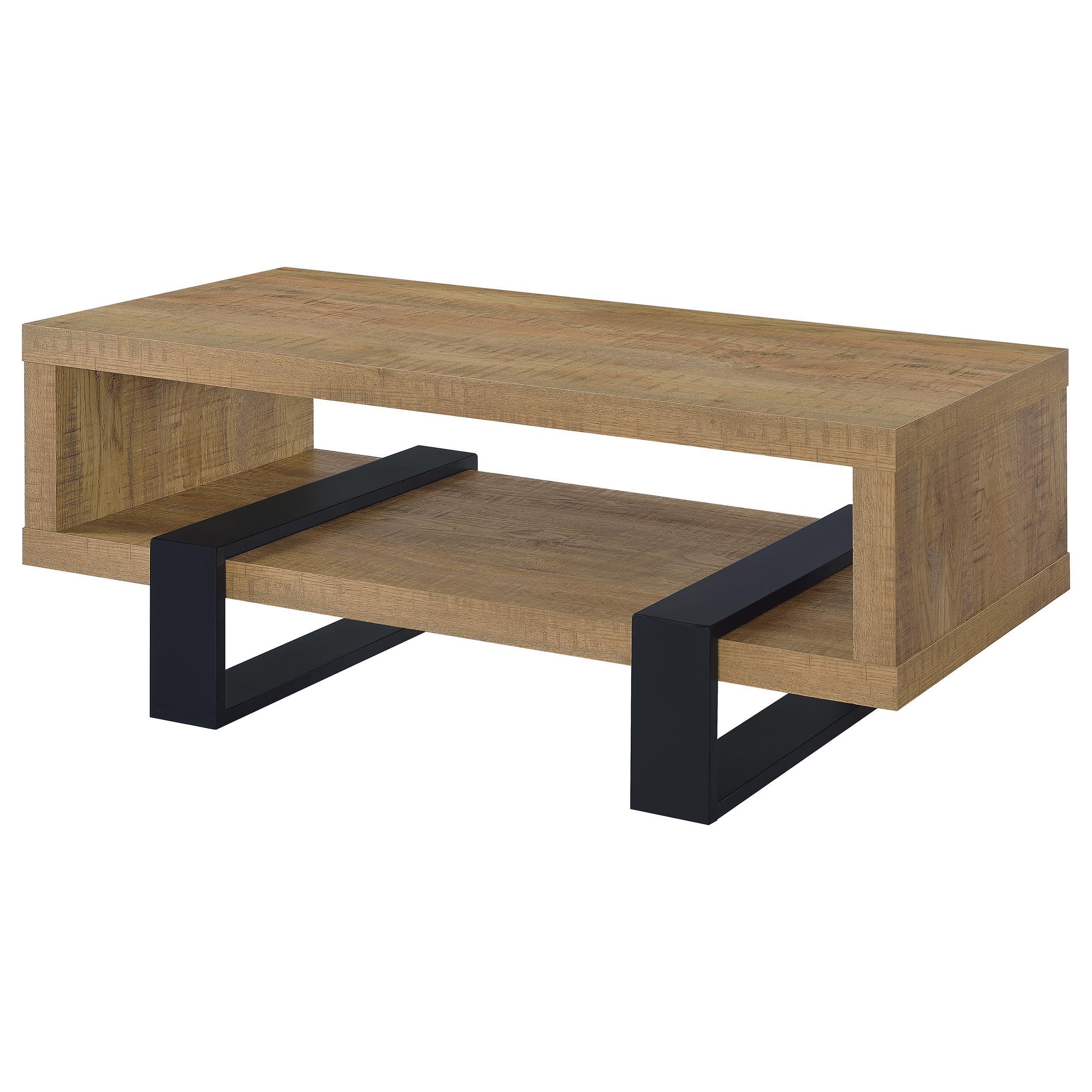  Coaster Furniture Dinard 723678 Engineered Wood Coffee Table - Mango IMAGE 4