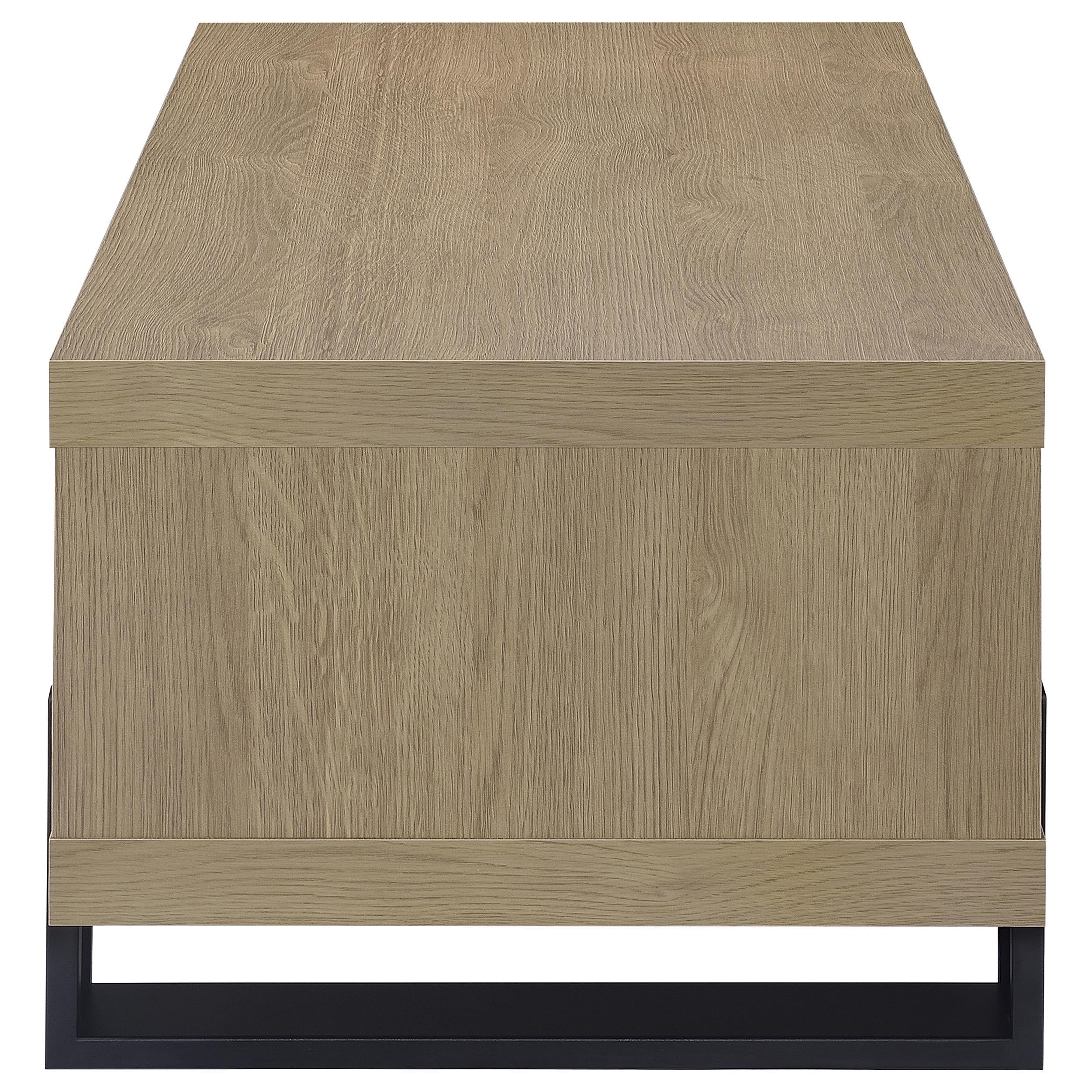  Coaster Furniture Dinard 723688 Engineered Wood Coffee Table - Latte IMAGE 5