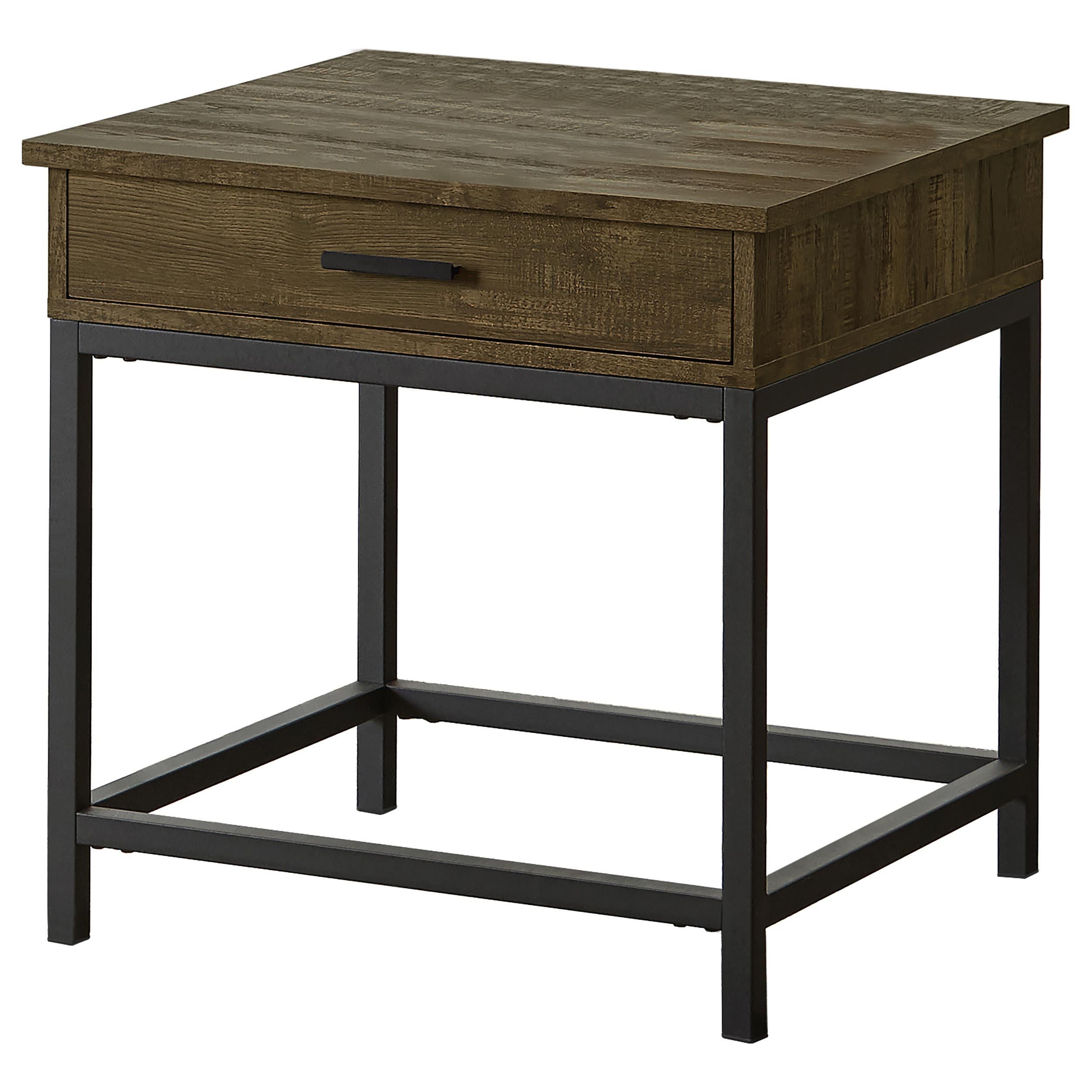  Coaster Furniture Byers 723778-S2 2-piece Lift Top Coffee and End Table Set - Brown Oak IMAGE 3