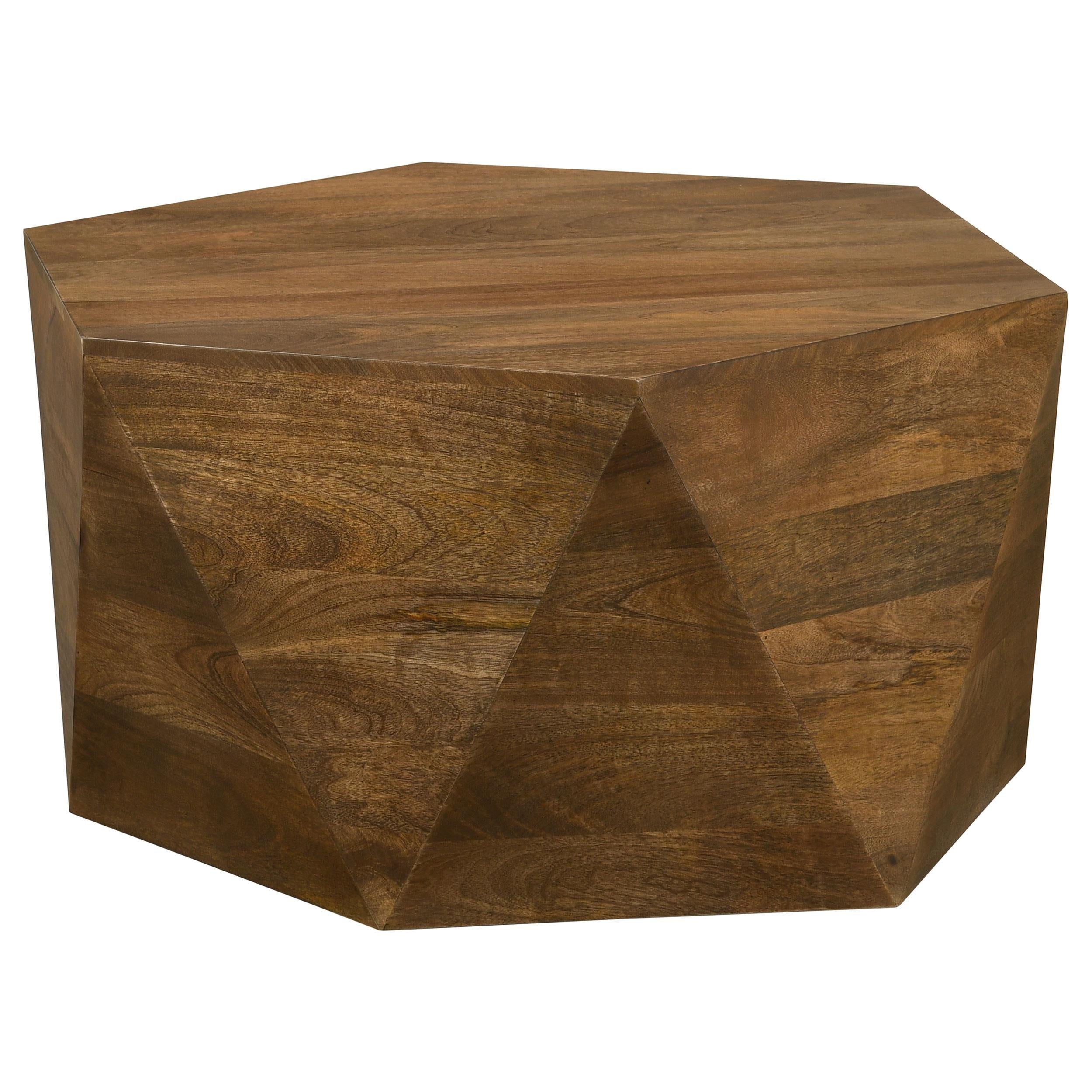  Coaster Furniture Zalika 724188-S2 2-piece Solid Wood Coffee and End Table Set - Natural IMAGE 8