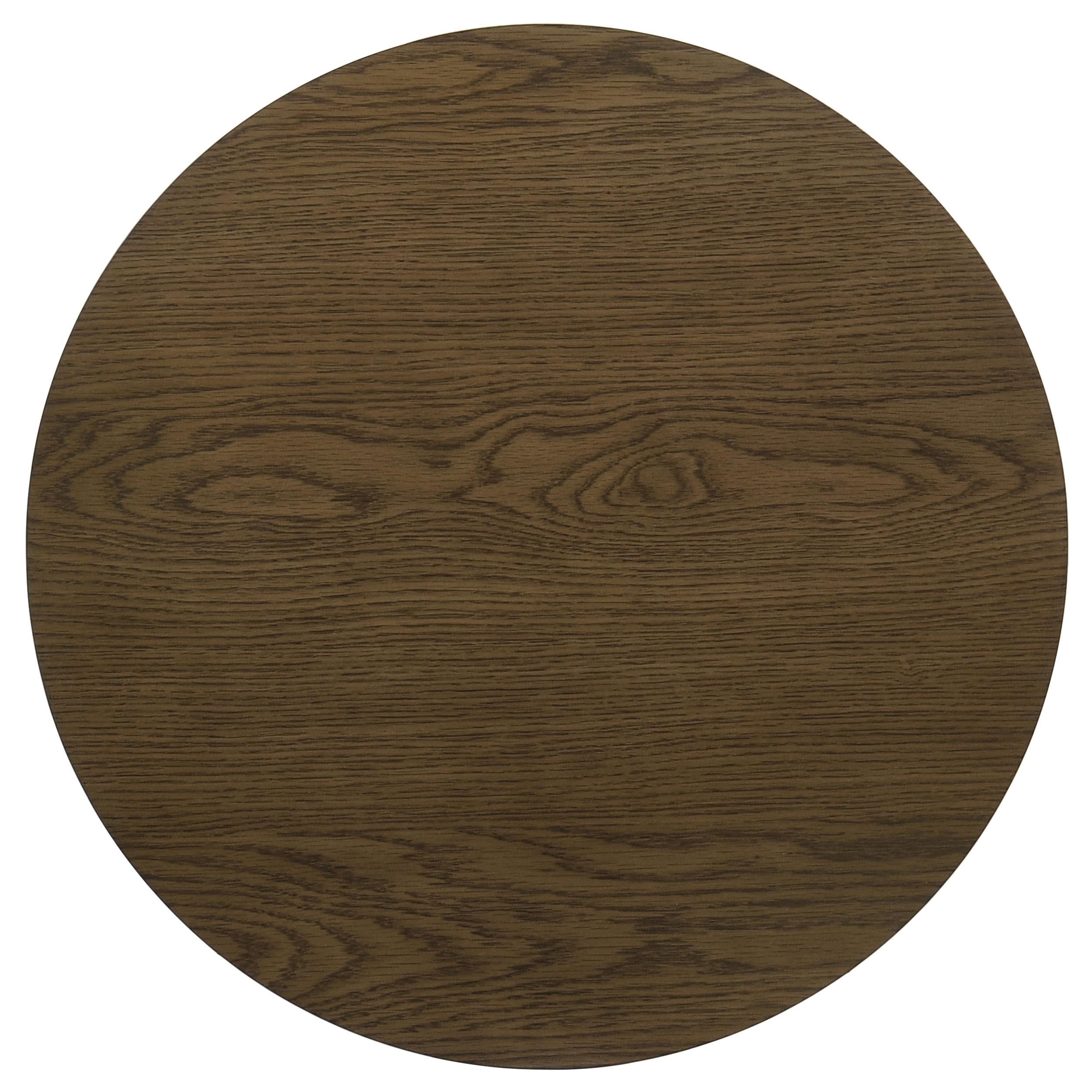  Coaster Furniture Kessler 735998-S3 3-piece Round Sculptural Wood Coffee Table Set - Brown IMAGE 5