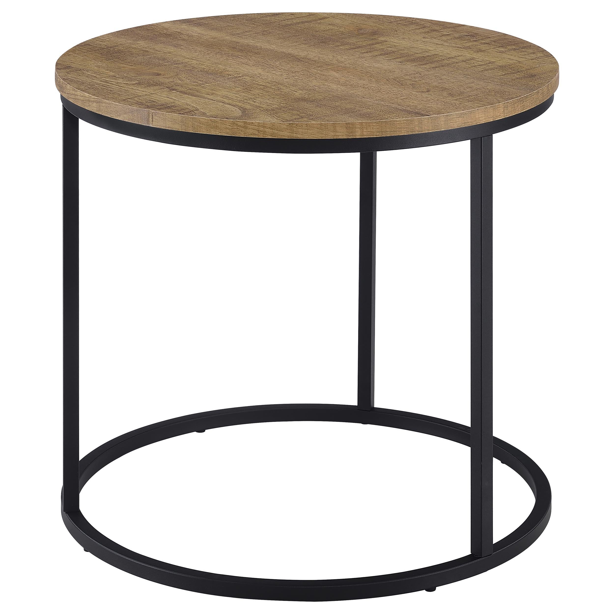  Coaster Furniture Lainey 736037 Round Occasional End Table - Mango IMAGE 2