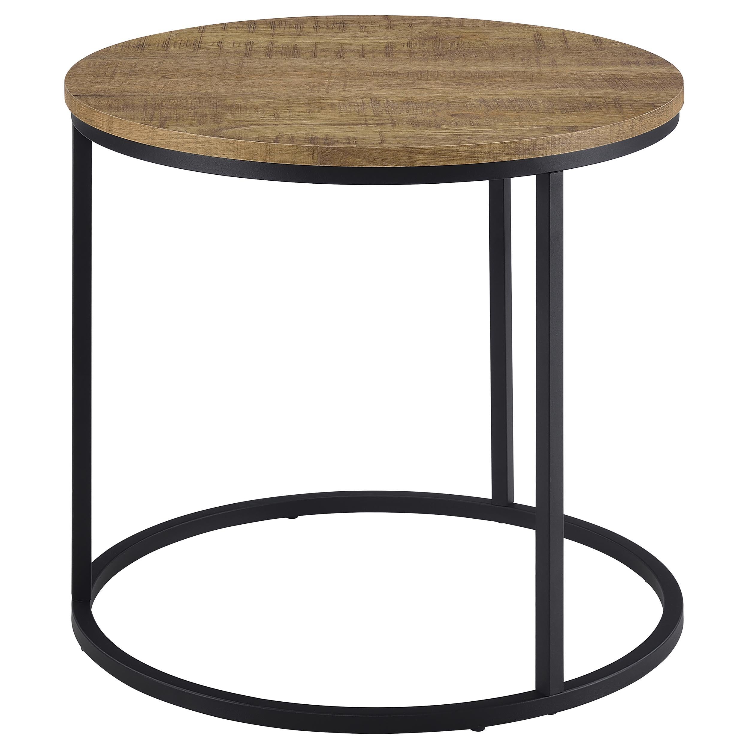  Coaster Furniture Lainey 736037 Round Occasional End Table - Mango IMAGE 3