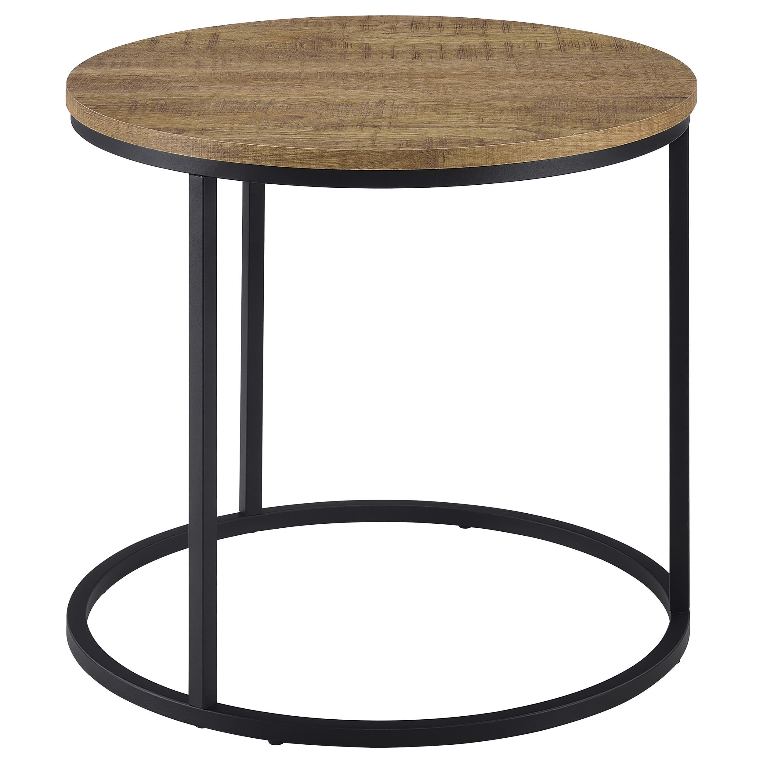  Coaster Furniture Lainey 736037 Round Occasional End Table - Mango IMAGE 4