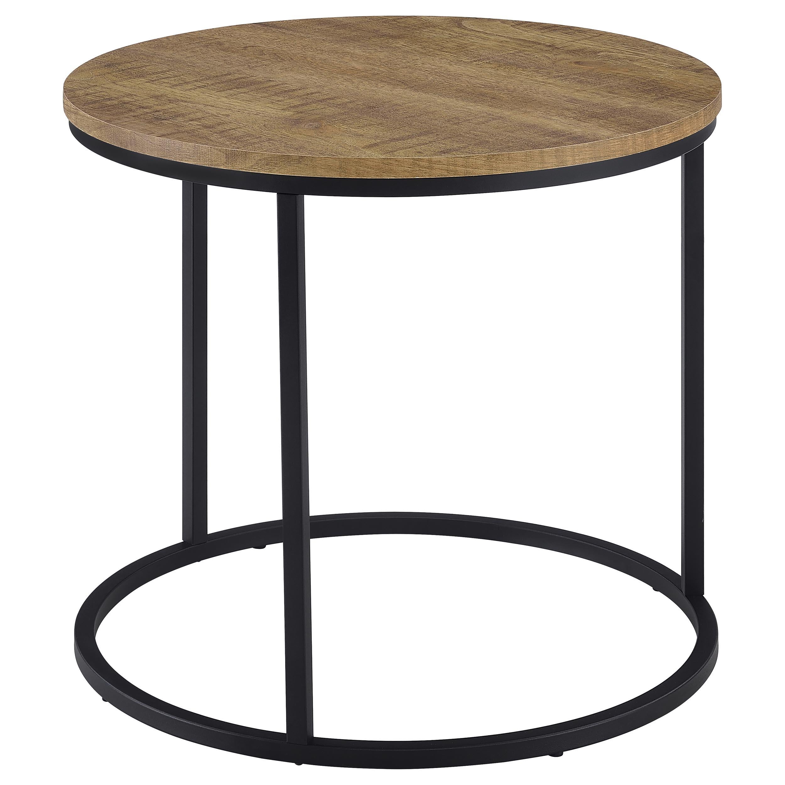  Coaster Furniture Lainey 736037 Round Occasional End Table - Mango IMAGE 5