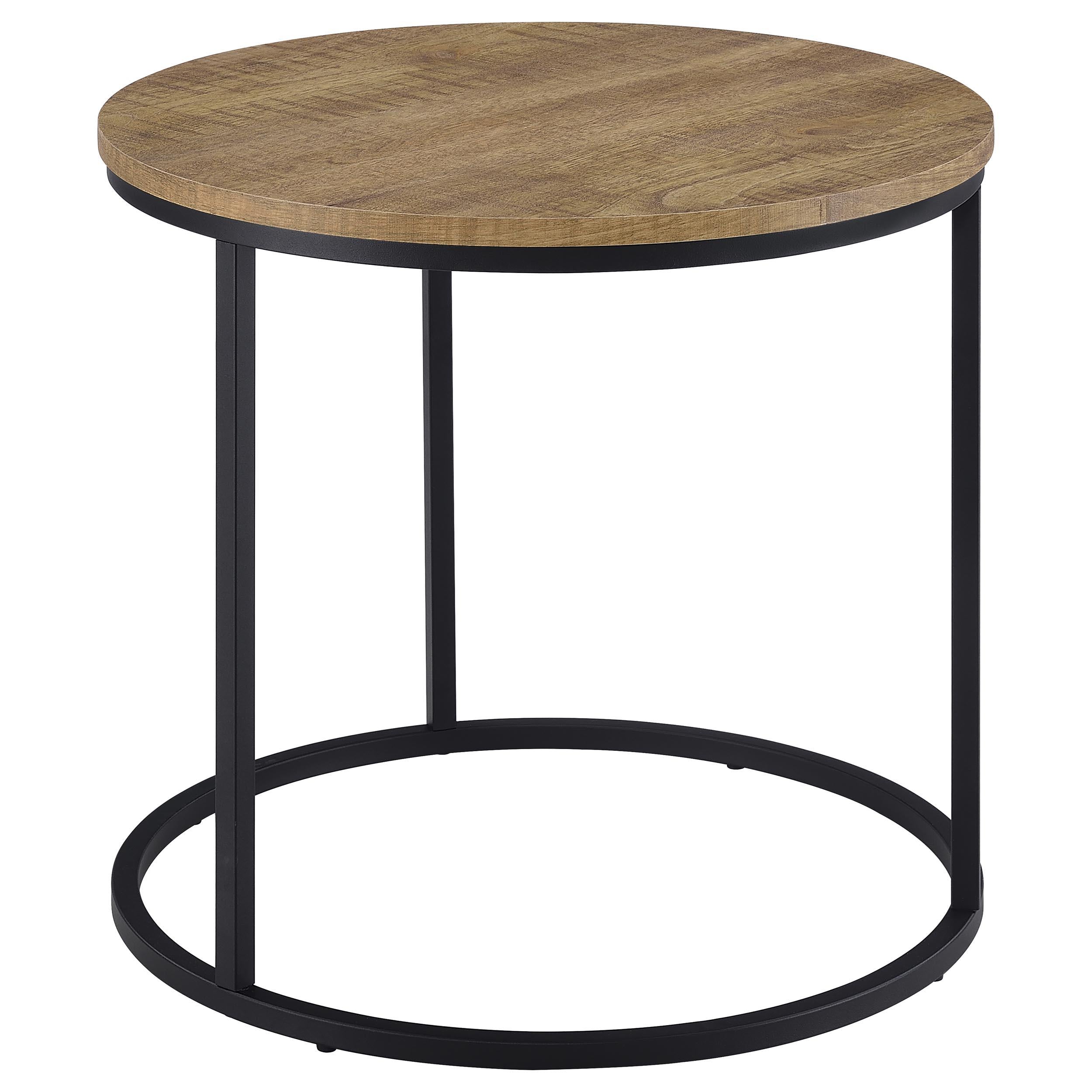  Coaster Furniture Lainey 736037 Round Occasional End Table - Mango IMAGE 7