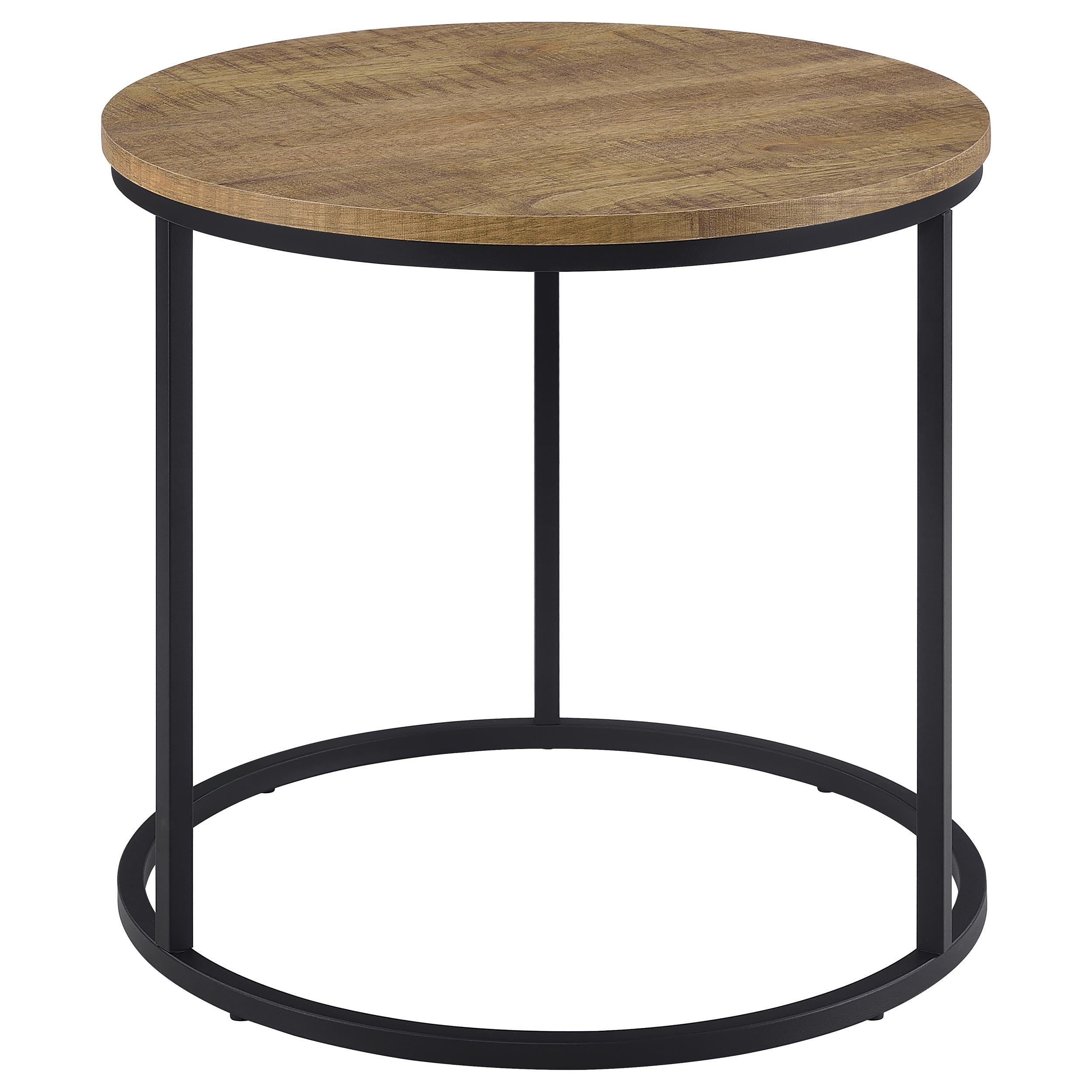  Coaster Furniture Lainey 736037 Round Occasional End Table - Mango IMAGE 9
