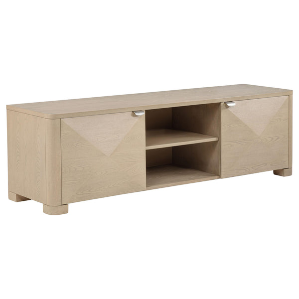Coaster Furniture Marcelo 736053 71-inch TV Stand Media Console - Light Elm