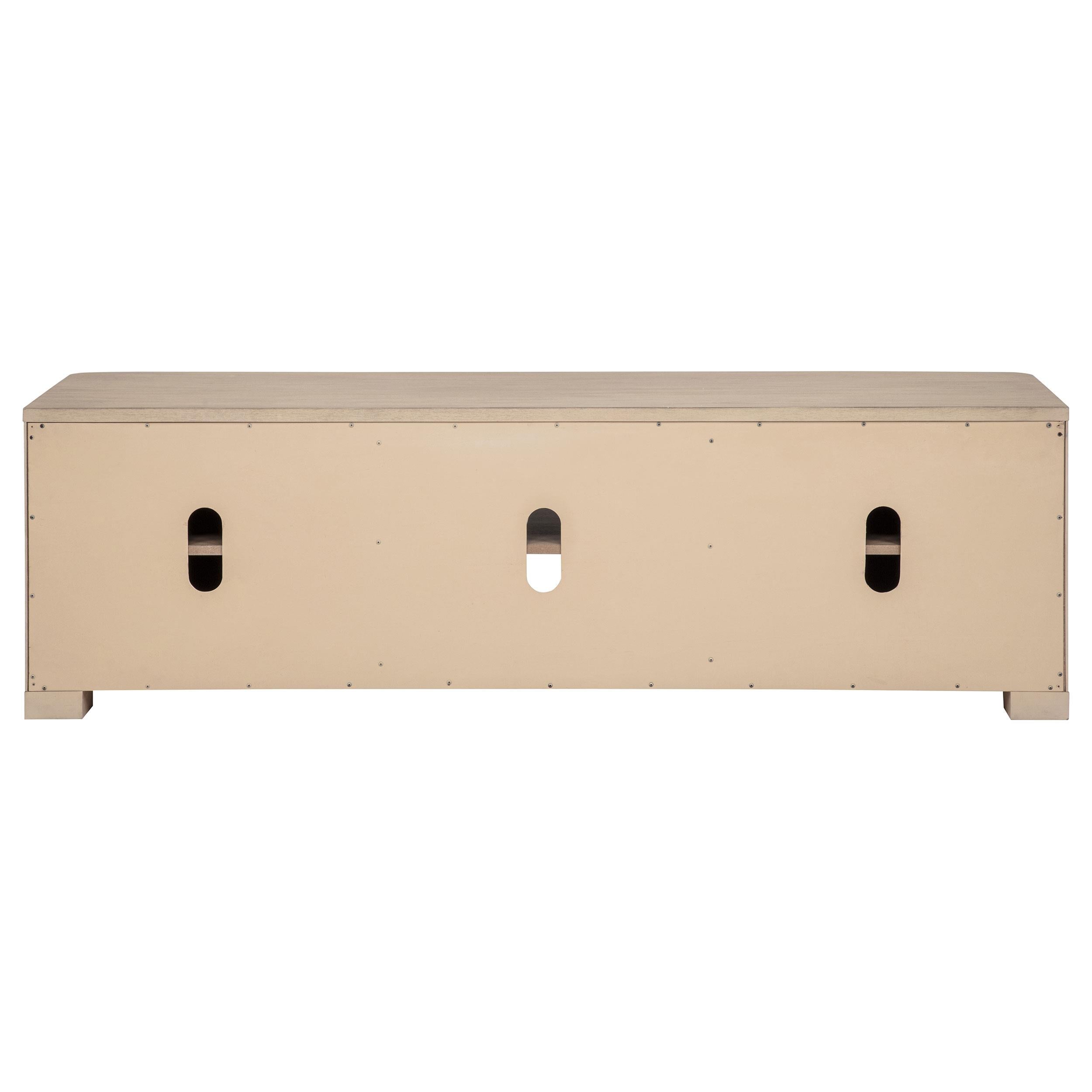  Coaster Furniture Marcelo 736053 71-inch TV Stand Media Console - Light Elm IMAGE 11