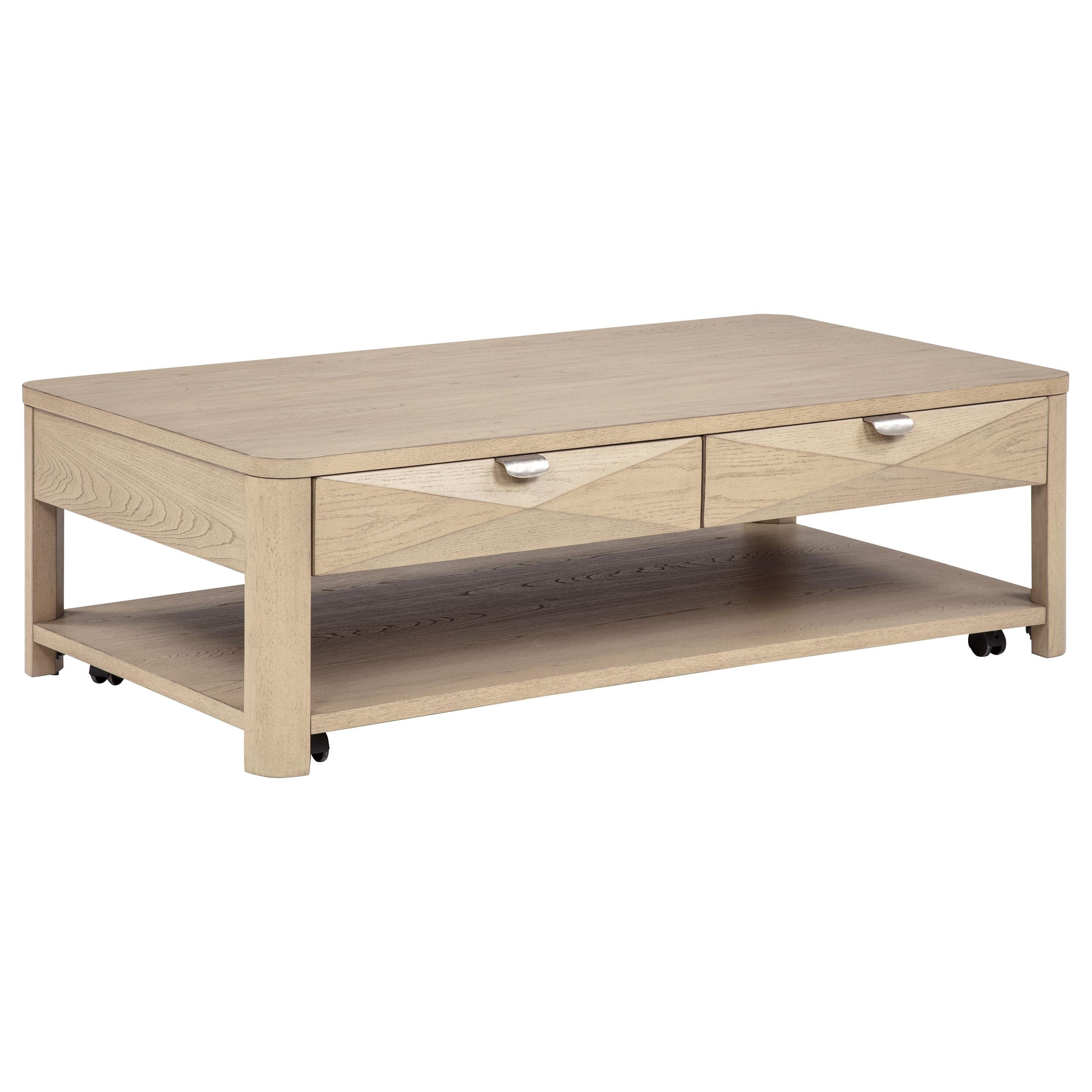  Coaster Furniture Marcelo 736058-S2 2-piece Coffee Table Set with Storage - Light Elm IMAGE 5