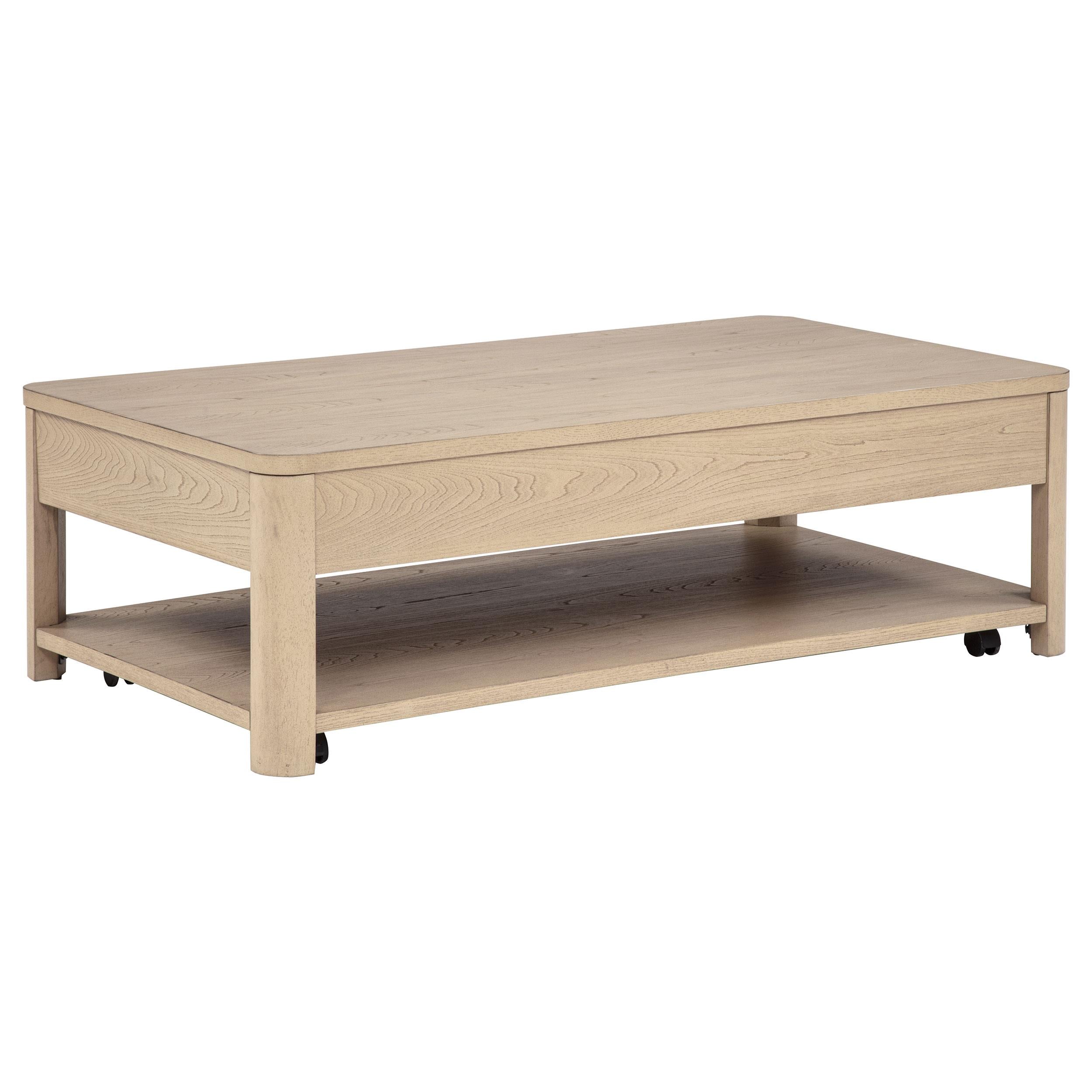  Coaster Furniture Marcelo 736058-S3 3-piece Coffee Table Set with Storage - Light Elm IMAGE 12